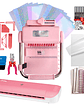 Kit De Encuadernadora Cinch Pink Rosa + Laminadora A4 + Regalos Cp15 - Miniatura 1