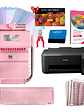 Kit De Encuadernadora Cinch Pink Rosa + Epson L1250 + Laminadora A4 + Regalos Cp17 - Miniatura 1