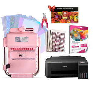 Kit De Encuadernadora Cinch Pink Rosa + Epson L1250 + Regalos Cp19