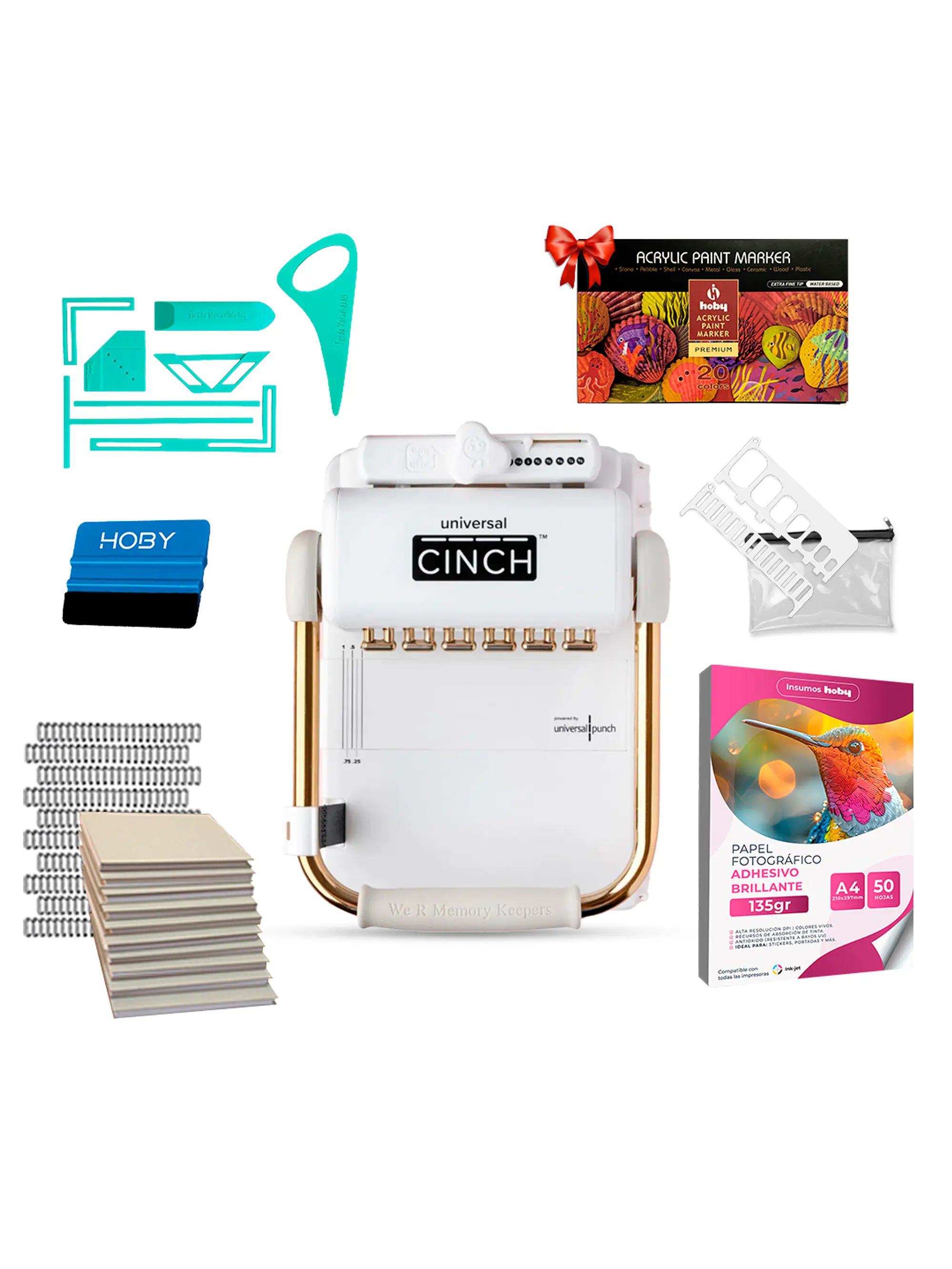 Kit Universal Cinch + Planner + Reglas Full Insumos Uc07 1