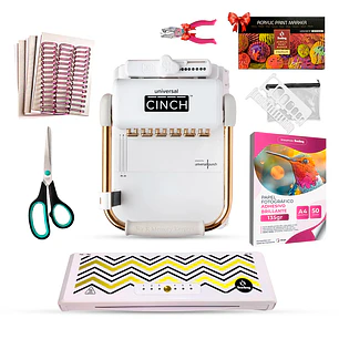 Kit Encuadernadora Universal Cinch + Laminadora Hoby A3 turquesa Uc06