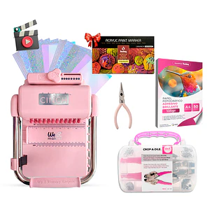 Encuadernadora Cinch + Ojetilladora Crop A Dile Regalos Cp45