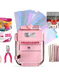 Kit De Encuadernadora Cinch Pink Rosa Inicial Redonda Cp12 - Miniatura 1