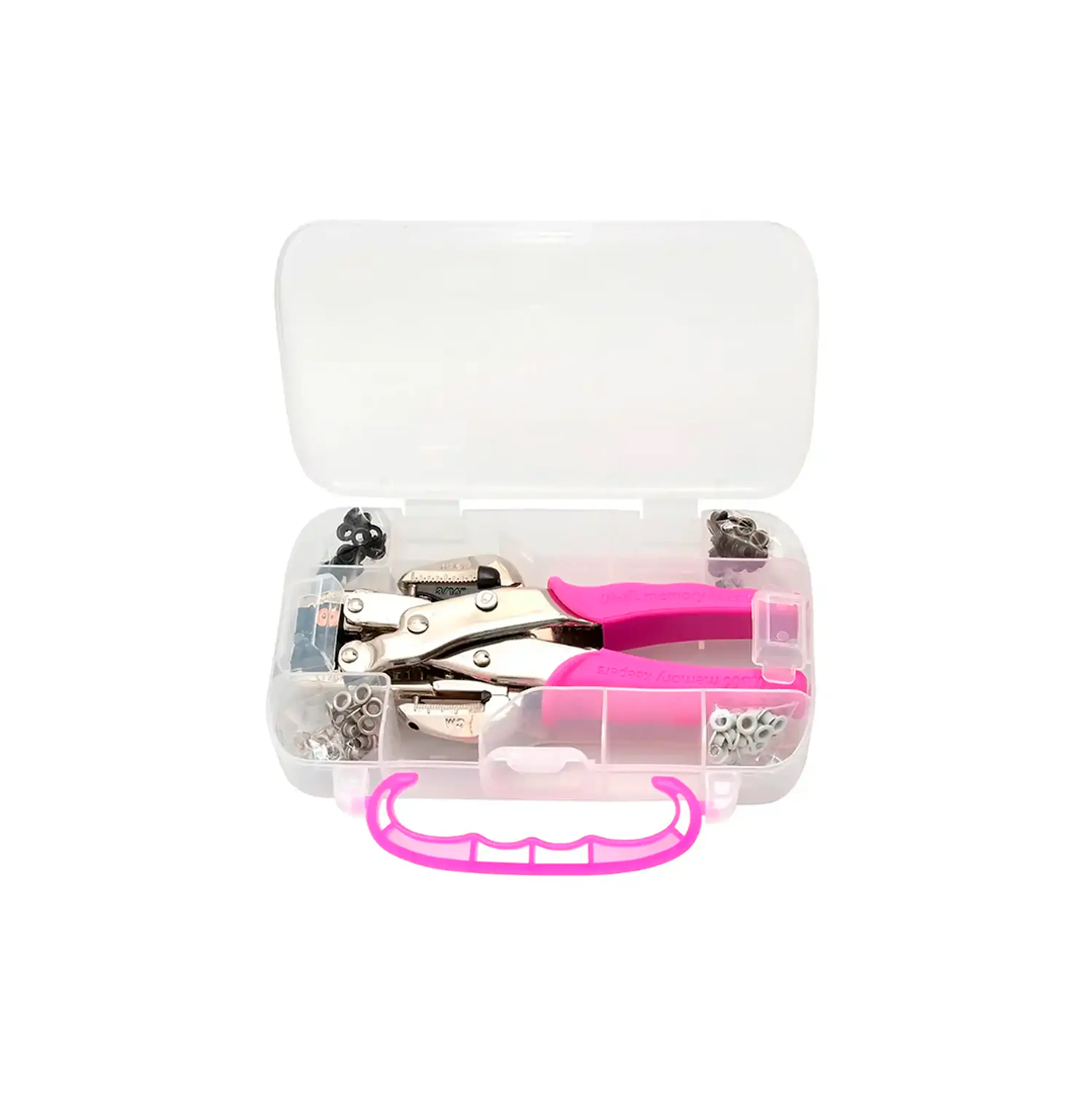 Kit De Encuadernadora Cinch Pink Rosa + Ojetilladora Crop A Dile + Regalos Cp13 4