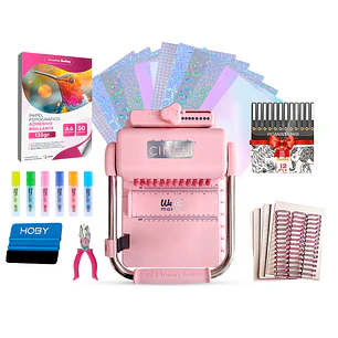 Kit De Encuadernadora Cinch Pink Rosa + Regalos Cp18