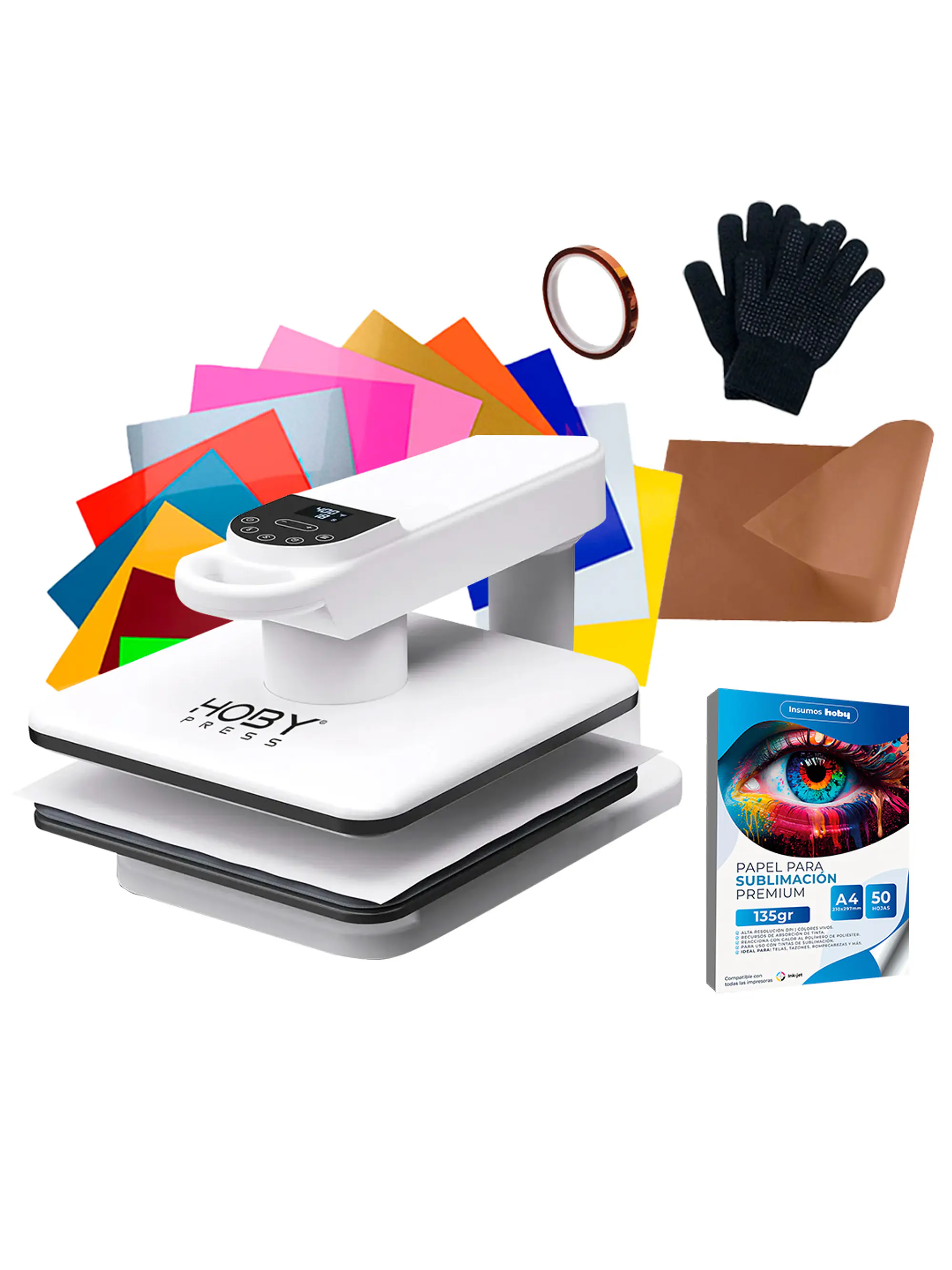 Kit Estampadora Automática 38x38 Hobypress Aut3 1