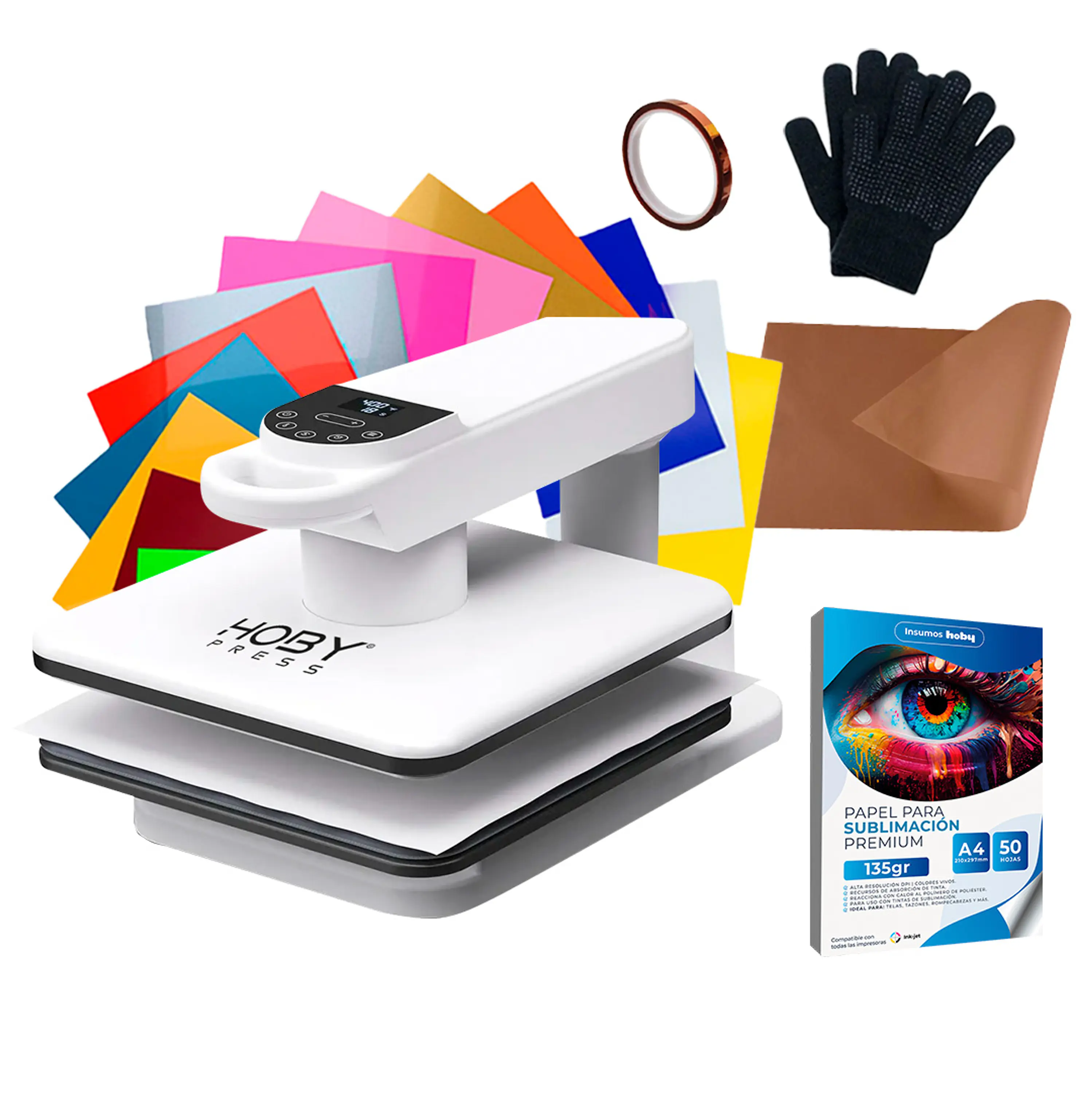 Kit Estampadora Automática 38x38 Hobypress Aut3 1