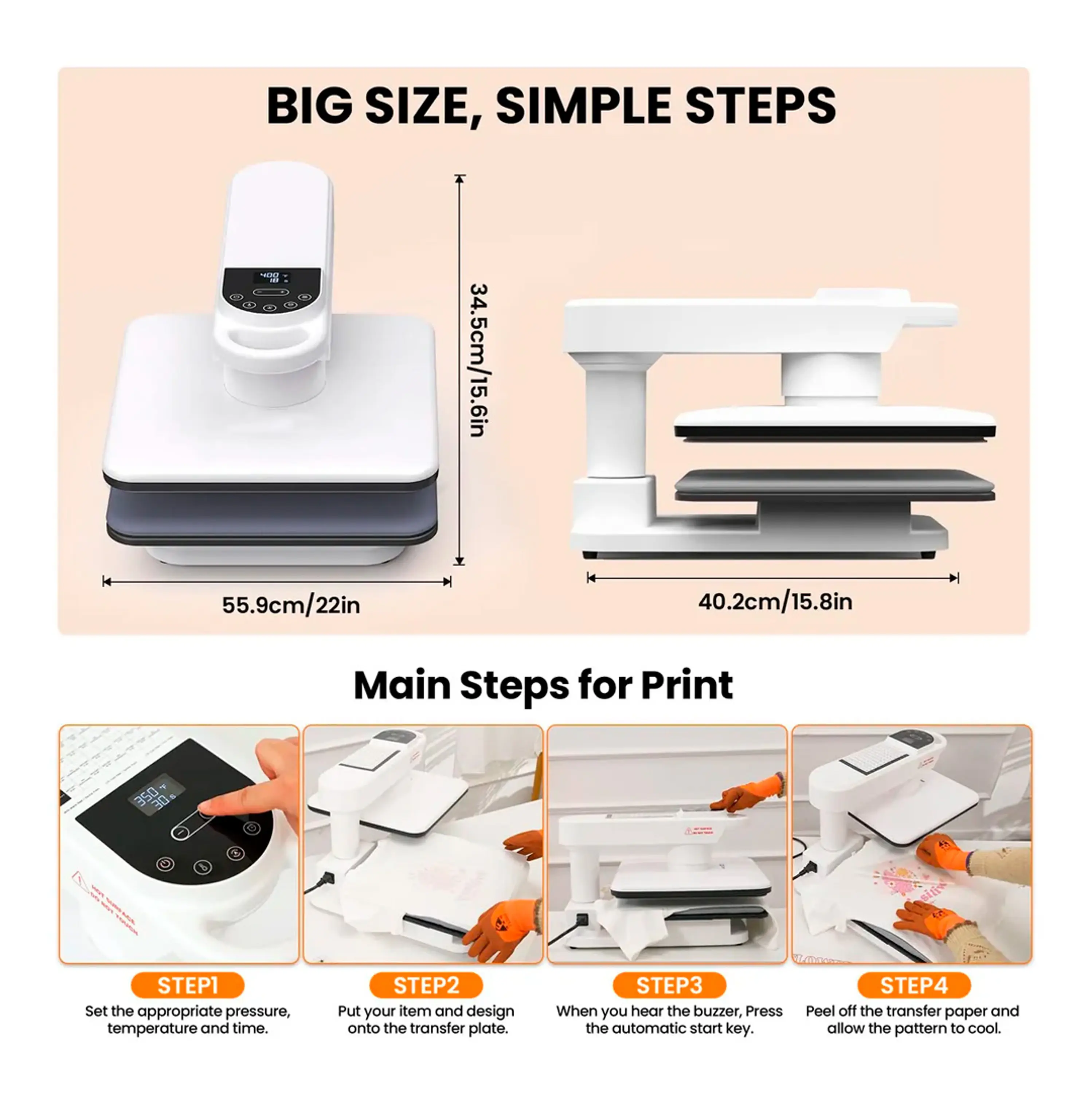 Kit Estampadora Automática 38x38 Hobypress Aut3 7