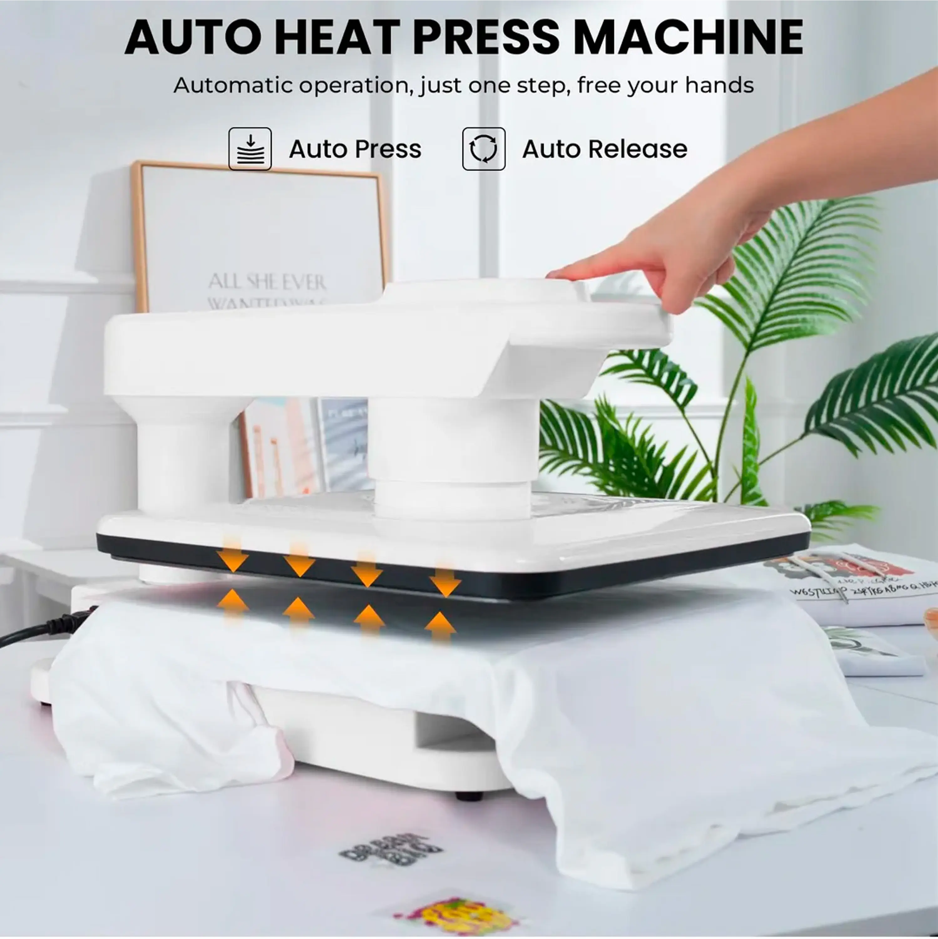 Kit Estampadora Automática 38x38 Hobypress Aut3 8