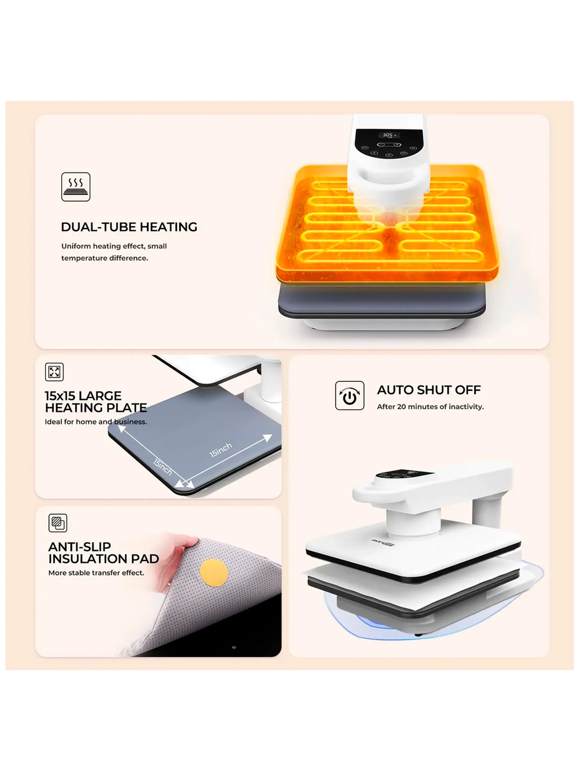 Estampadora Automática 38x38 Hobypress Aut1 7