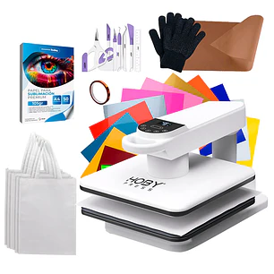 Máquina Estampadora Automática 38x38 + Insumos Aut5