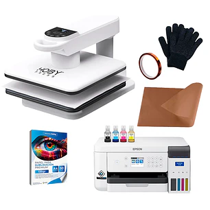 Kit Estampadora Automática 38x38 + Impresora Epson F170 Aut4