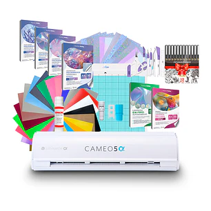 Kit Silhouette Cameo 5 Alfa + Set De Papeles Holográficos AB11
