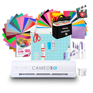 Kit Silhouette Cameo 5 Alfa + Full Insumos Y Regalos AB10 