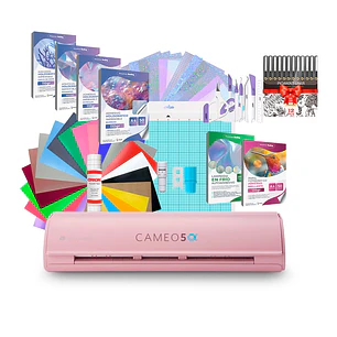 Kit Silhouette Cameo 5 Alfa + Set De Papeles Holográficos AR11 