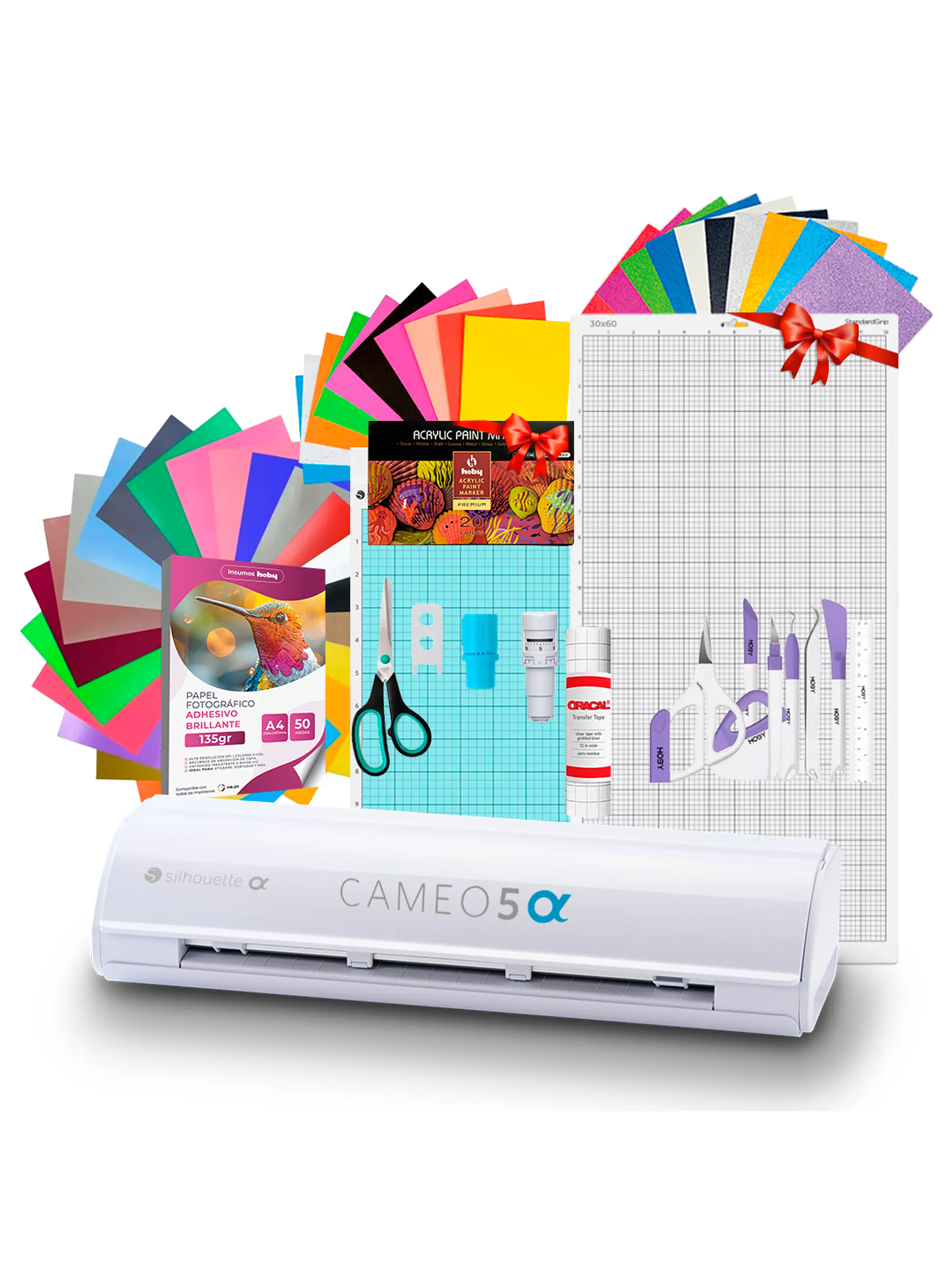 Kit Silhouette Cameo 5 Alfa + Tapete 30x60 Full Insumos Y Regalos  AG17 1