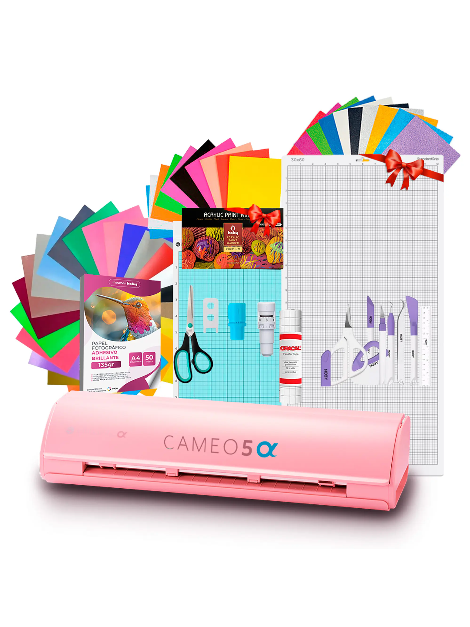 Kit Silhouette Cameo 5 Alfa + Tapete 30x60 Full Insumos Y Regalos  AG18 1