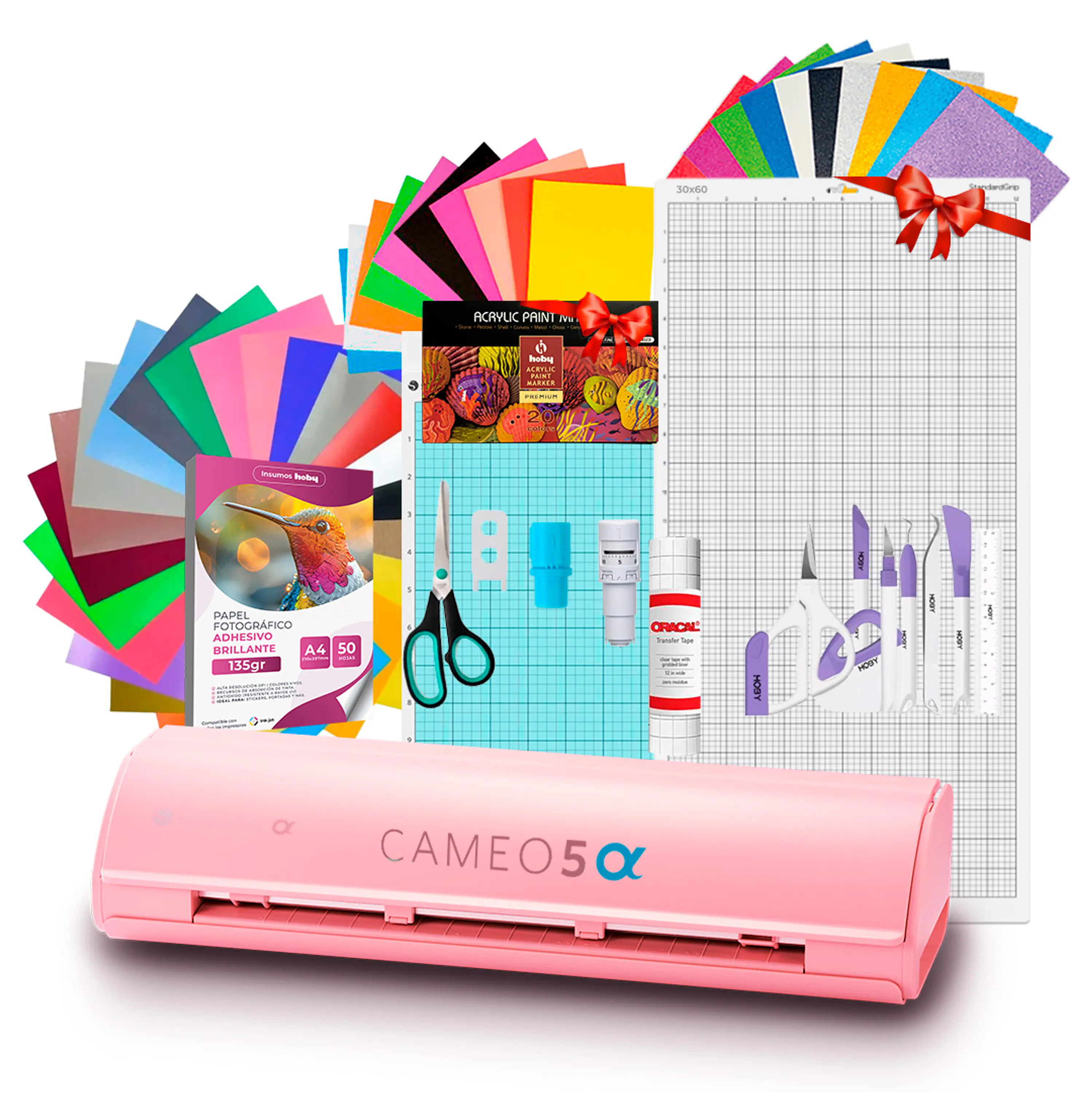 Kit Silhouette Cameo 5 Alfa + Tapete 30x60 Full Insumos Y Regalos  AG18 1