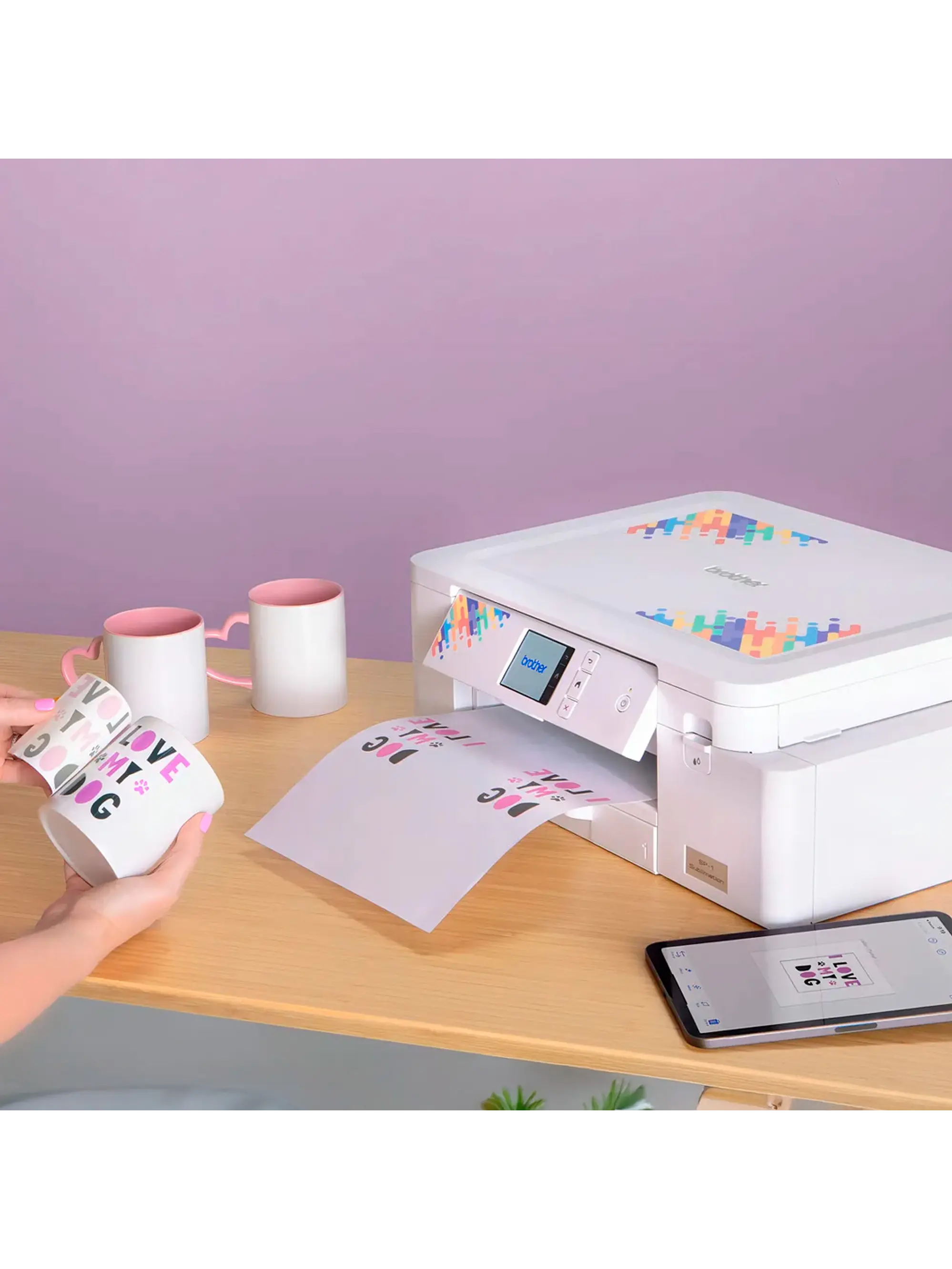 Impresora De Sublimación Brother Sp1 + Cartuchos 5