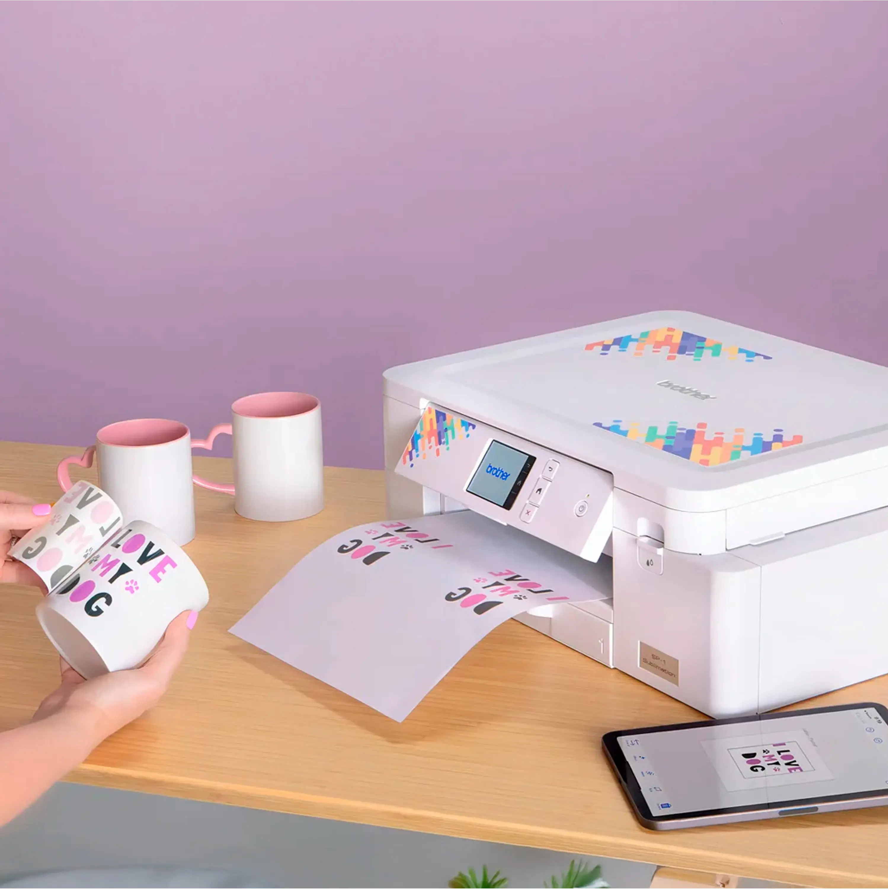 Impresora De Sublimación Brother Sp1 + Cartuchos 5