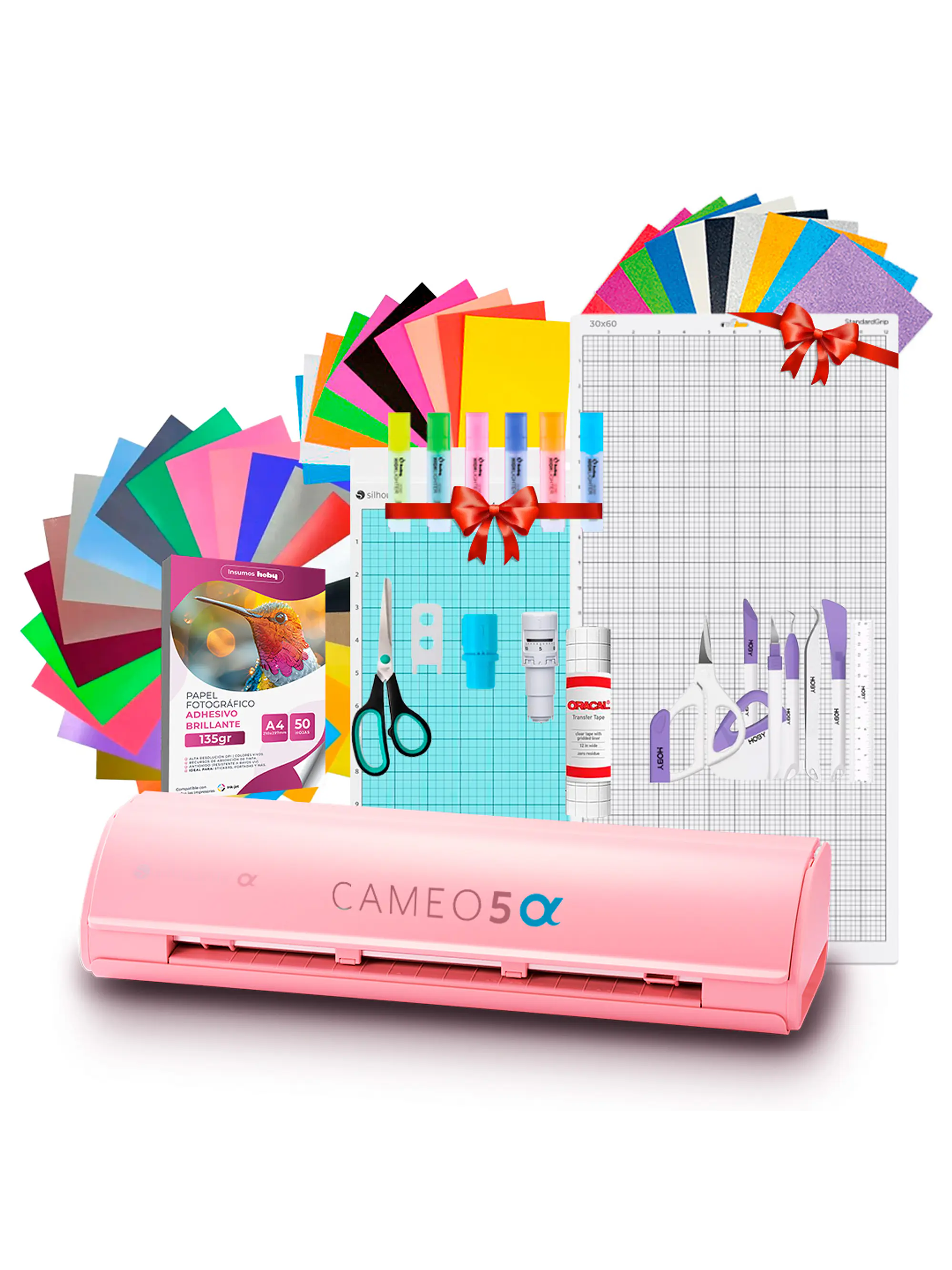 Kit Silhouette Cameo 5 Alfa + Tapete 30x60 Full Insumos Y Regalos  AG18 1