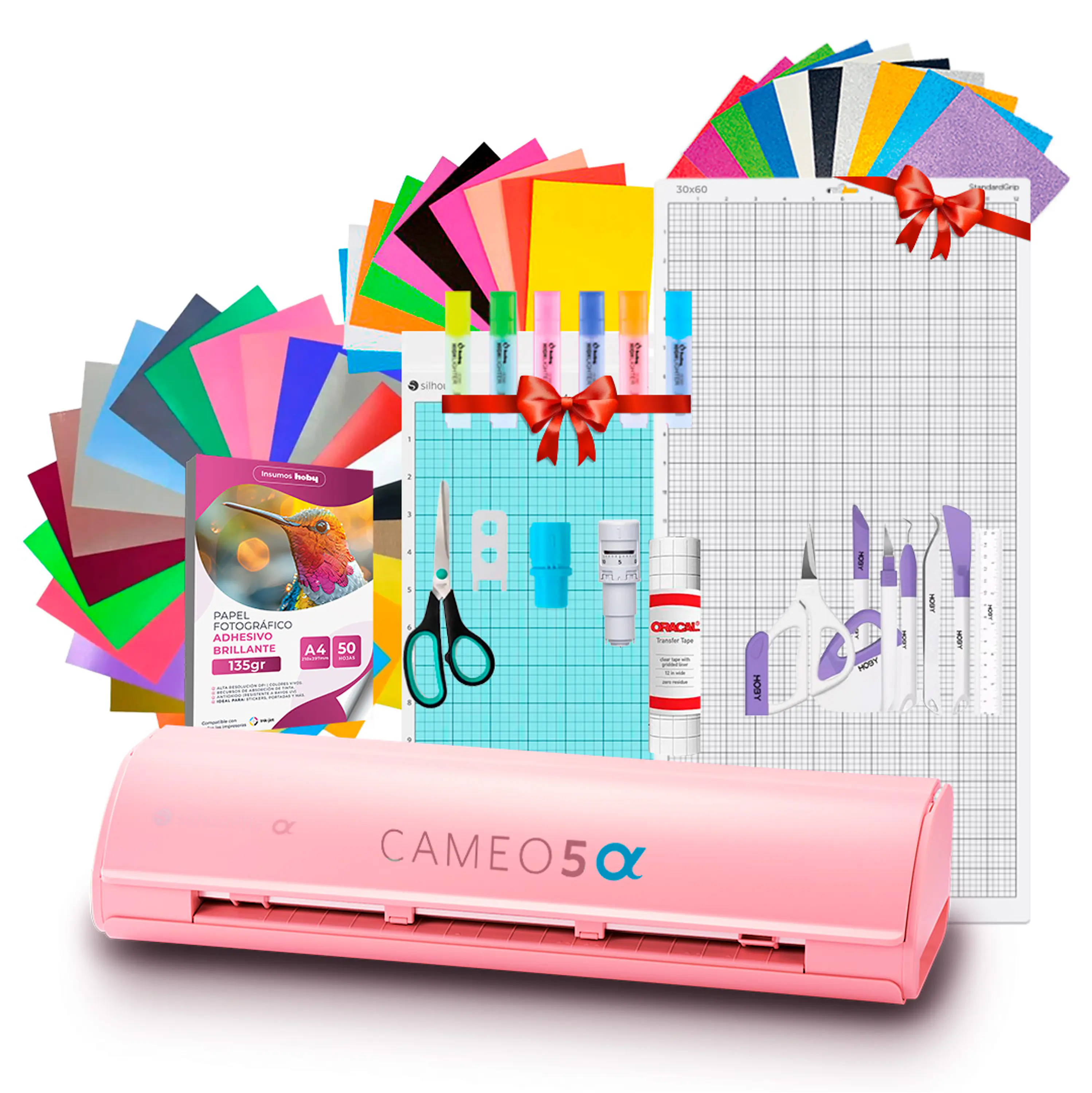 Kit Silhouette Cameo 5 Alfa + Tapete 30x60 Full Insumos Y Regalos  AG18 1