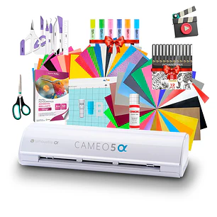 Kit Silhouette Cameo 5 Alfa + Full Insumos Y Regalos Ag14