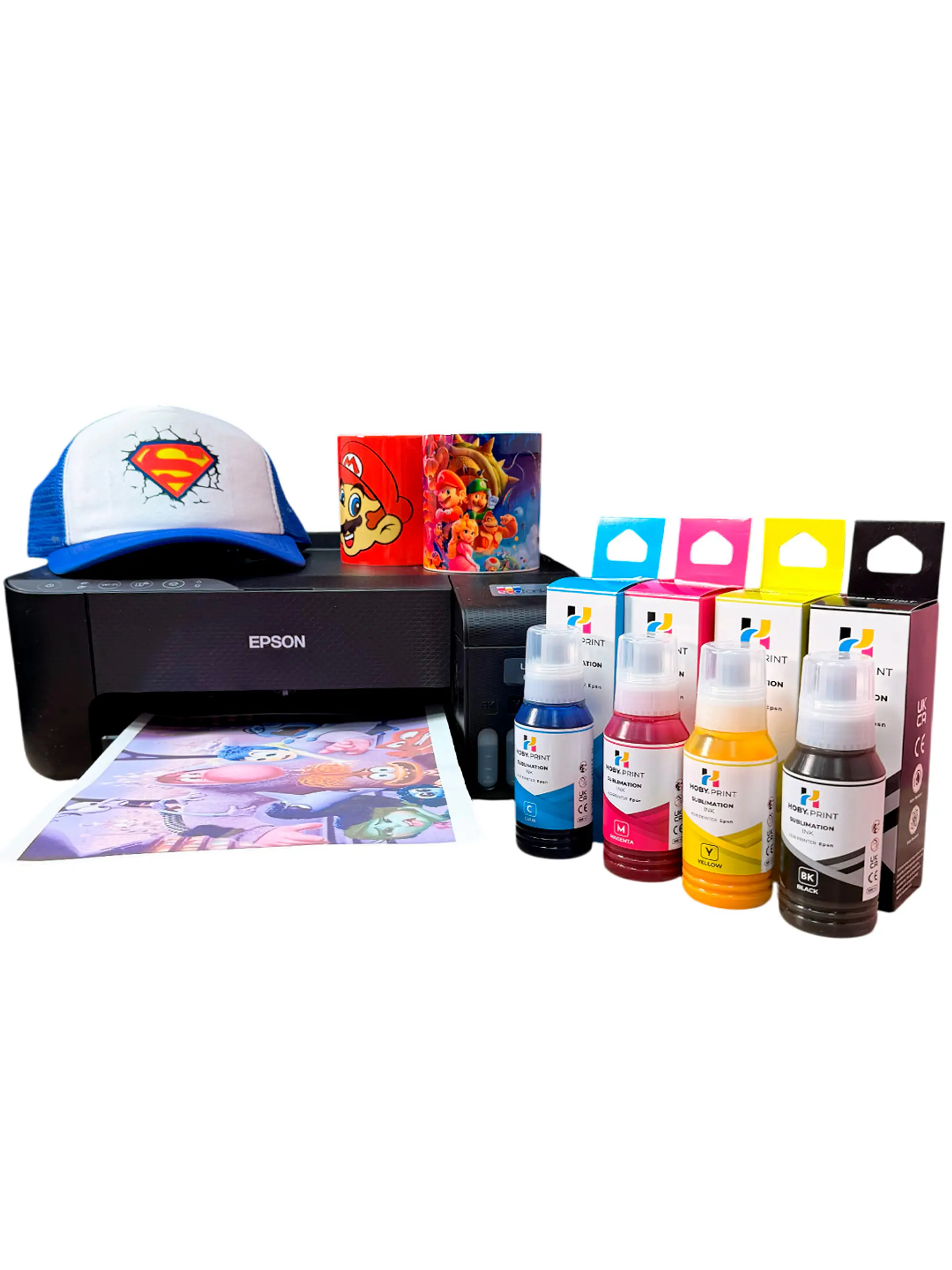 Tinta Premium Sublimacion Hoby Print Compatible Epson - Azul 6