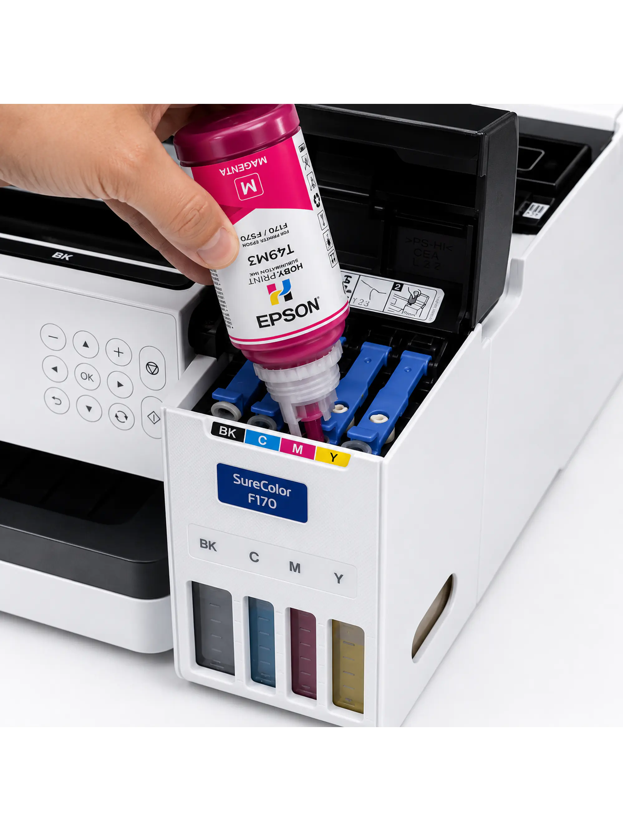 Tintas De Sublimación Hoby Print T49 Compatible Epson F170 / F570 - Magenta 3
