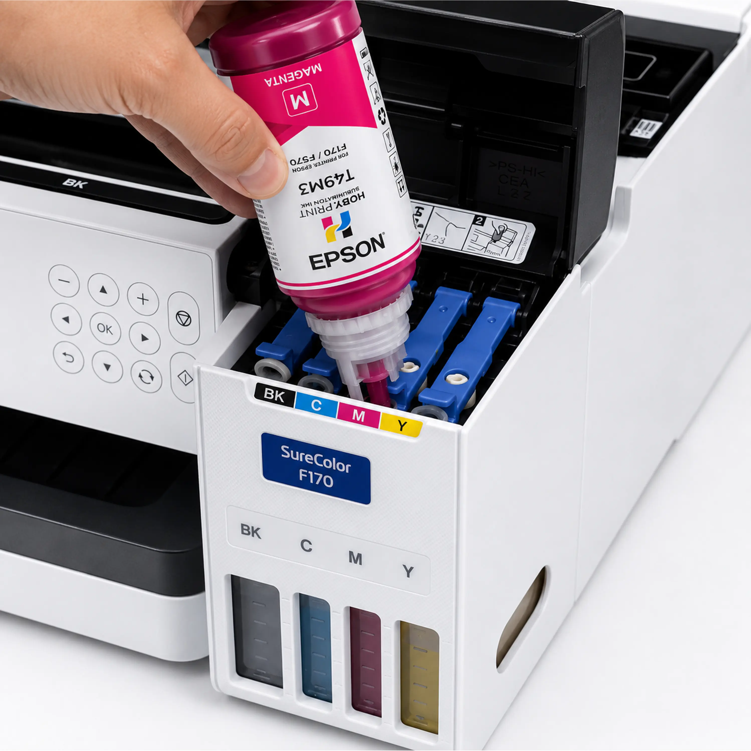 Tintas De Sublimación Hoby Print T49 Compatible Epson F170 / F570 - Magenta 3