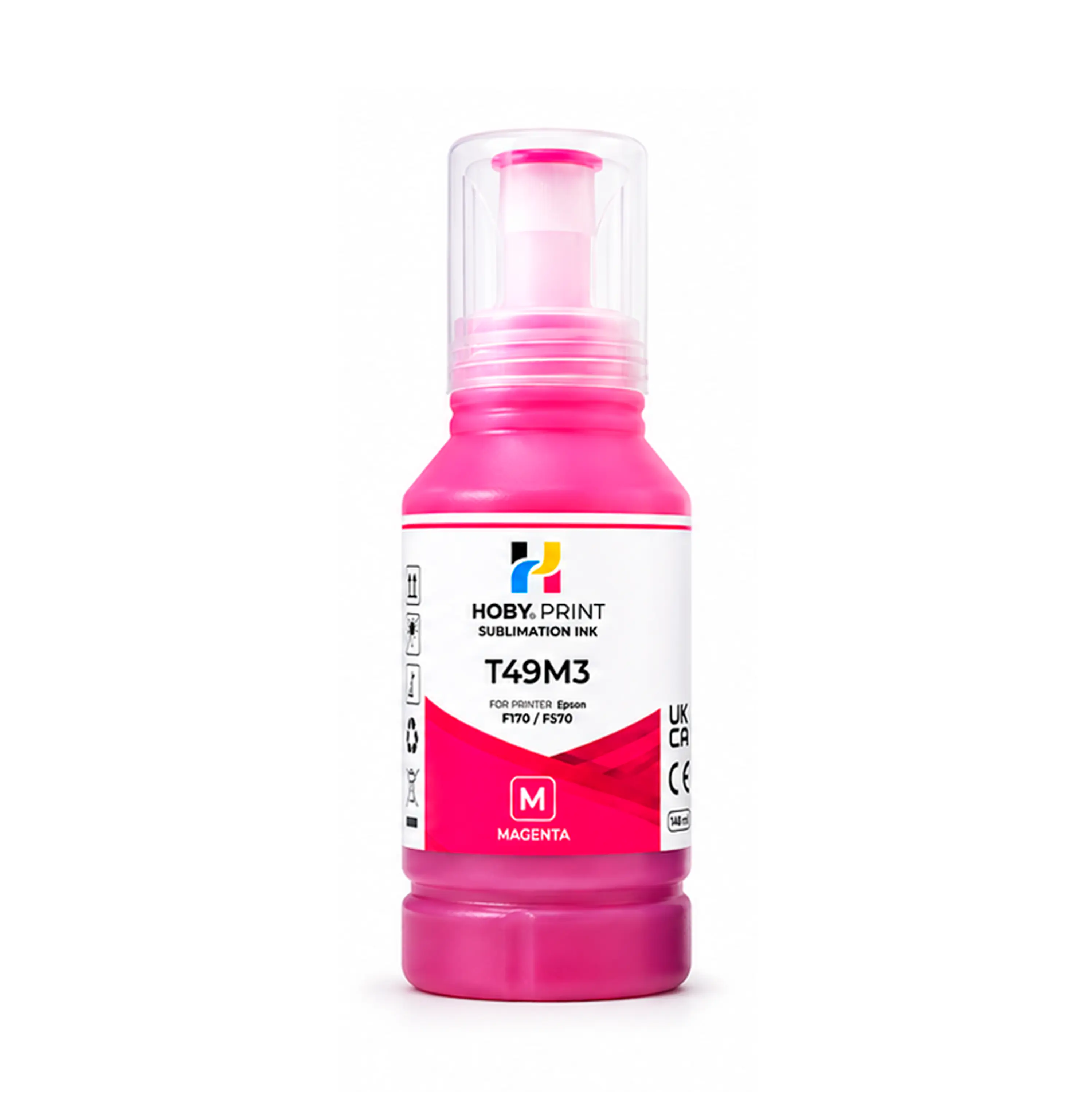Tintas De Sublimación Hoby Print T49 Compatible Epson F170 / F570 - Magenta 1