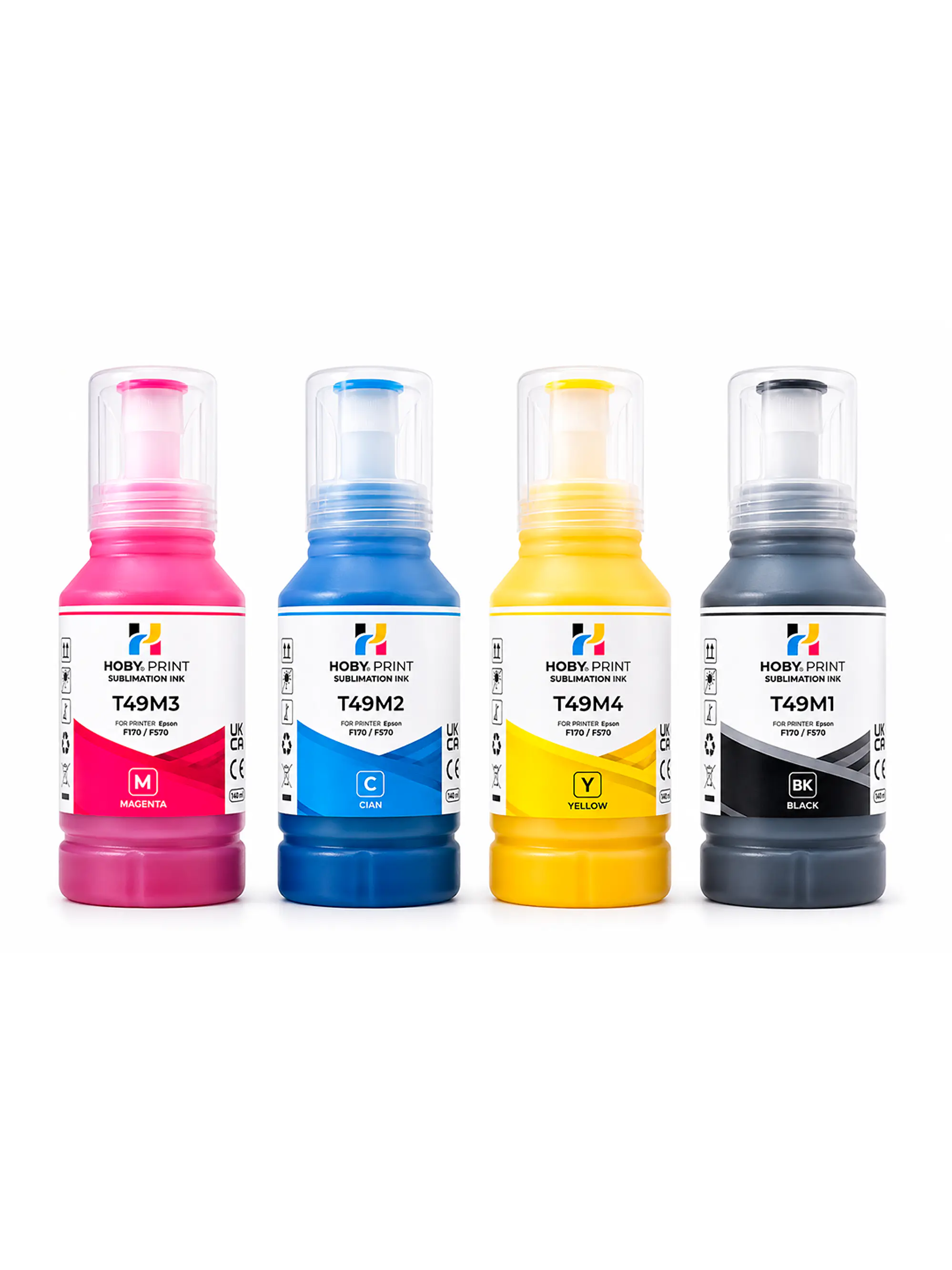 Tintas De Sublimación Hoby Print T49 Compatible Epson F170 / F570 - Magenta 5