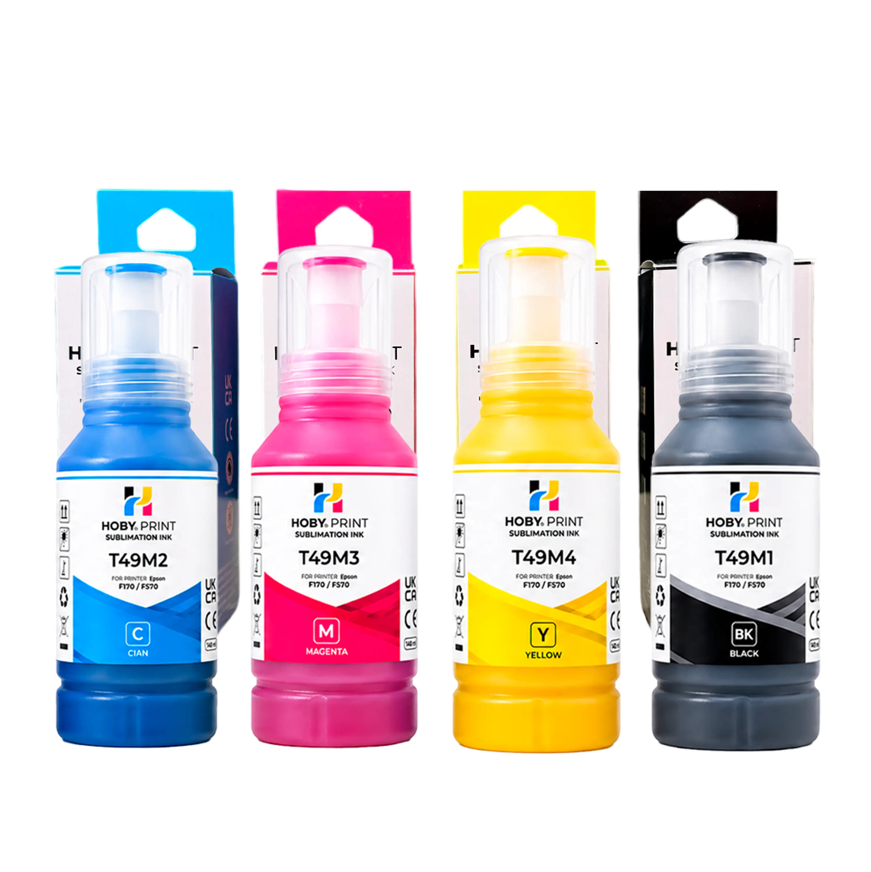 Tintas De Sublimación Hoby Print T49 Compatible Epson F170 / F570 - Magenta 2