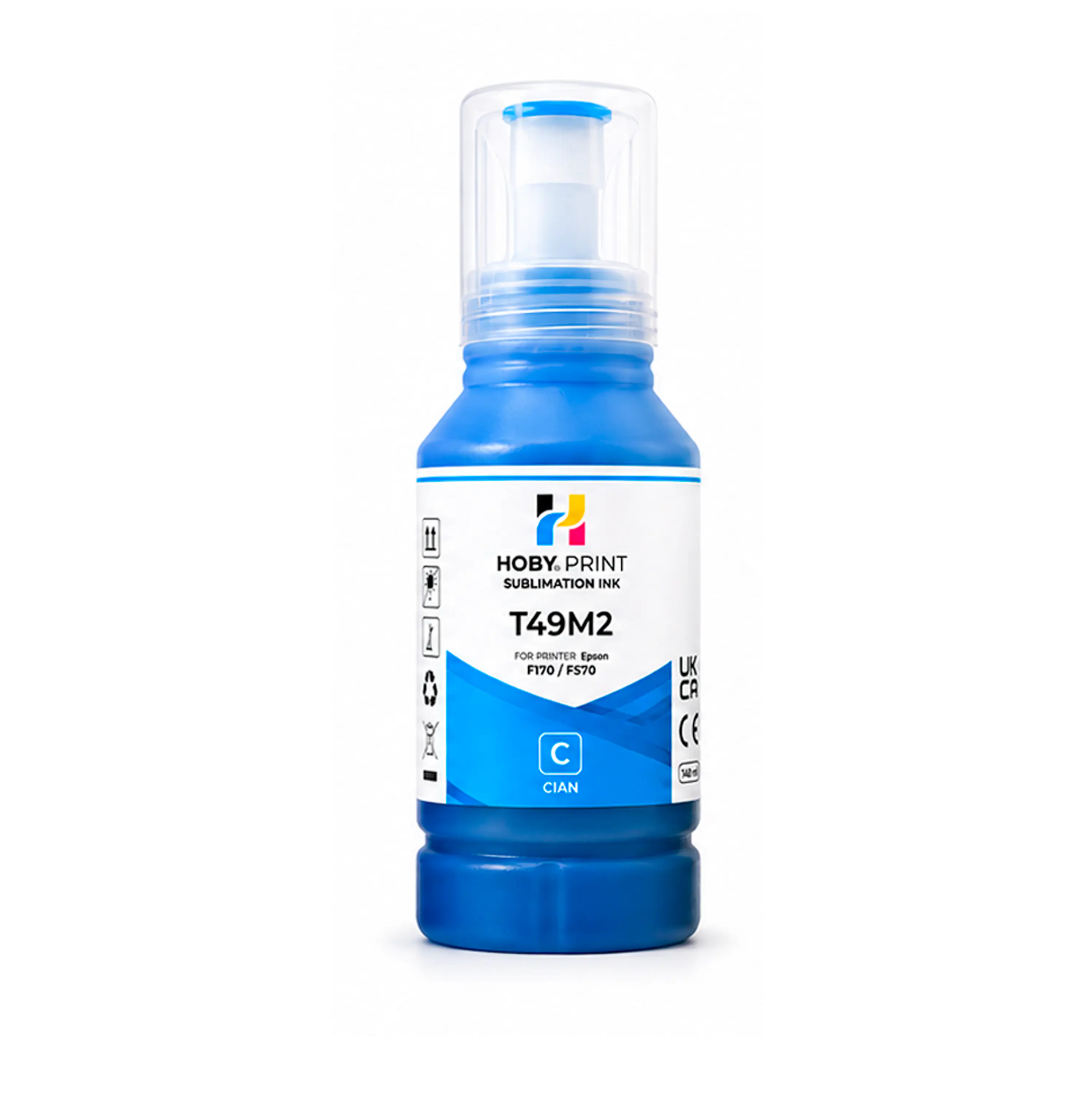 Tintas De Sublimación Hoby Print T49 Compatible Epson F170 / F570 - Azul 1
