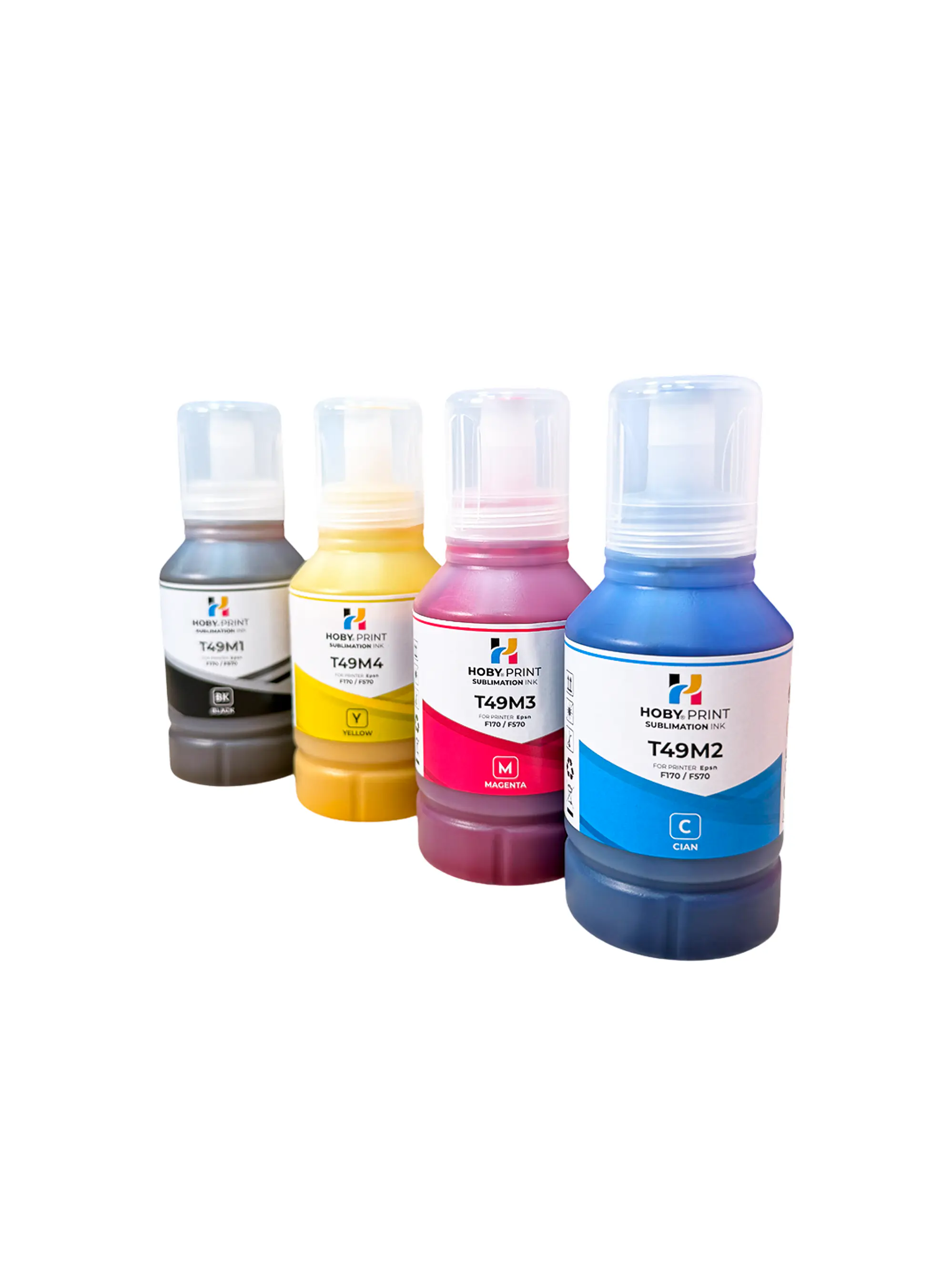 Tintas De Sublimación Hoby Print T49 Compatible Epson F170 / F570 - Amarillo 6