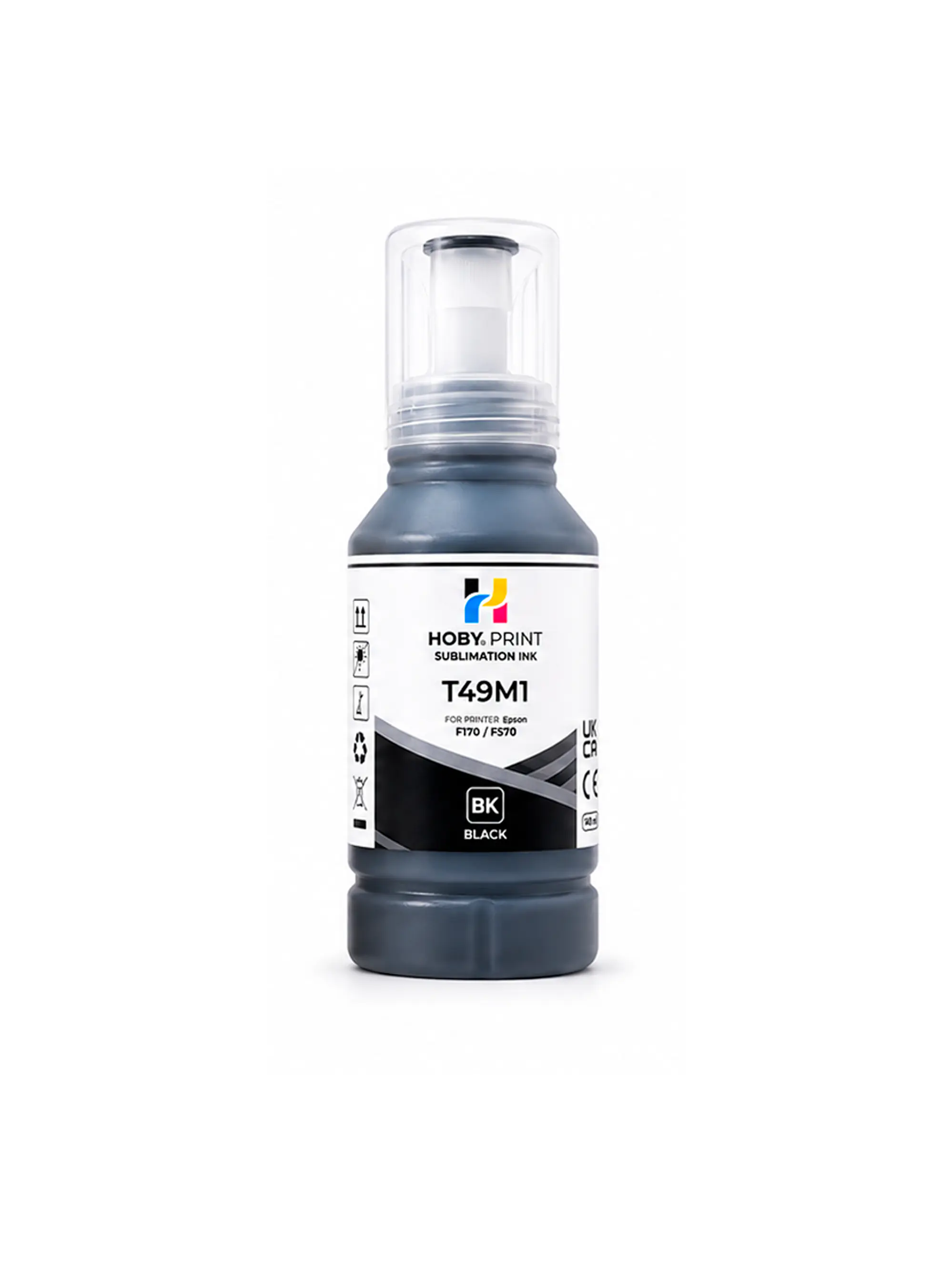 Tintas De Sublimación Hoby Print T49 Compatible Epson F170 / F570 - Negro 1