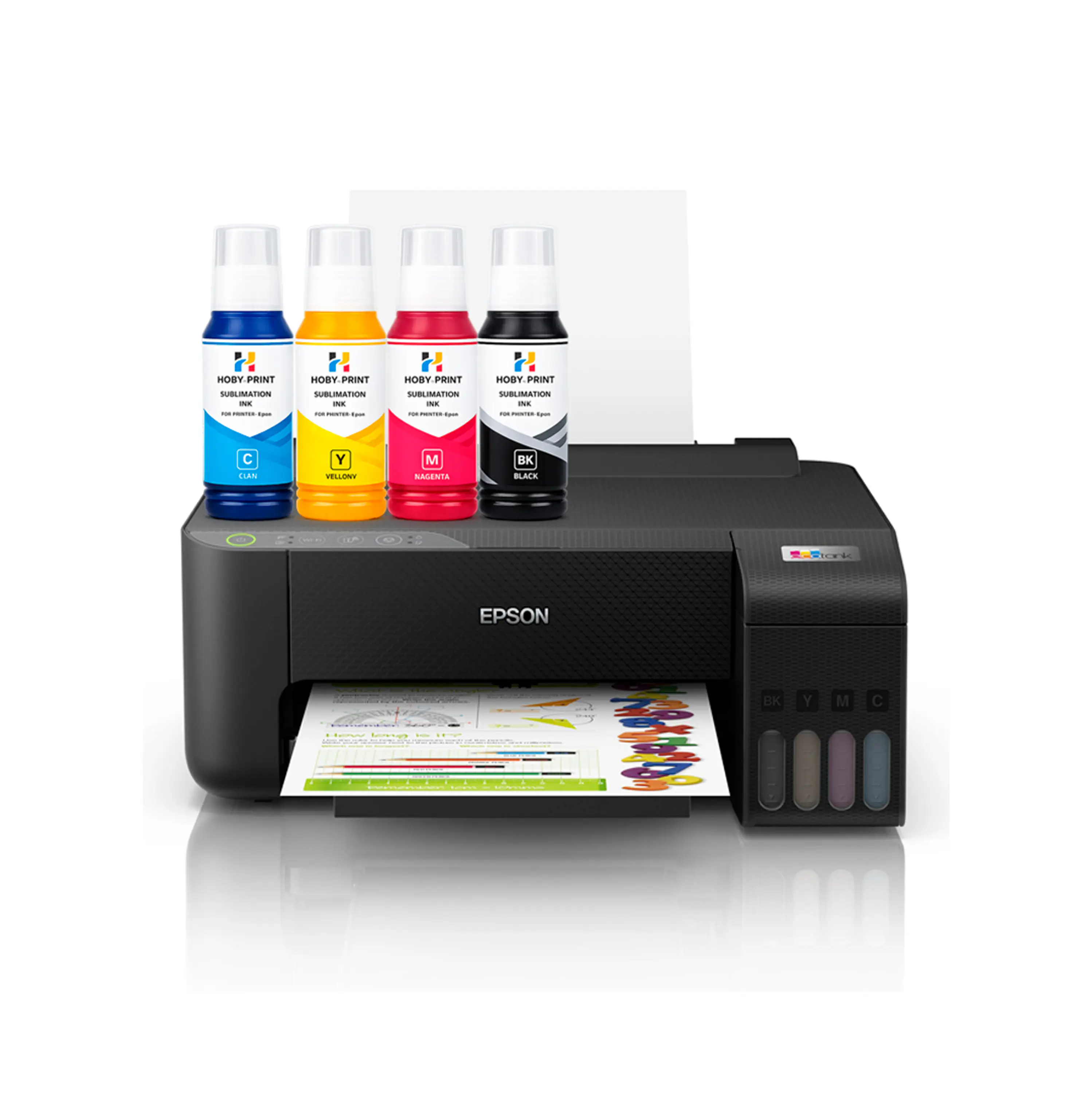Impresora Epson E/tank L1250 + Tintas Sublimación Hoby Print 1