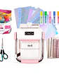Kit de Encuadernadora Cinch Rosa para emprender - Perforación cuadrada - Miniatura 1
