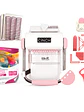 Kit de Encuadernadora Cinch Rosa + Reglas de encuadernación - Perforación cuadrada - Miniatura 1
