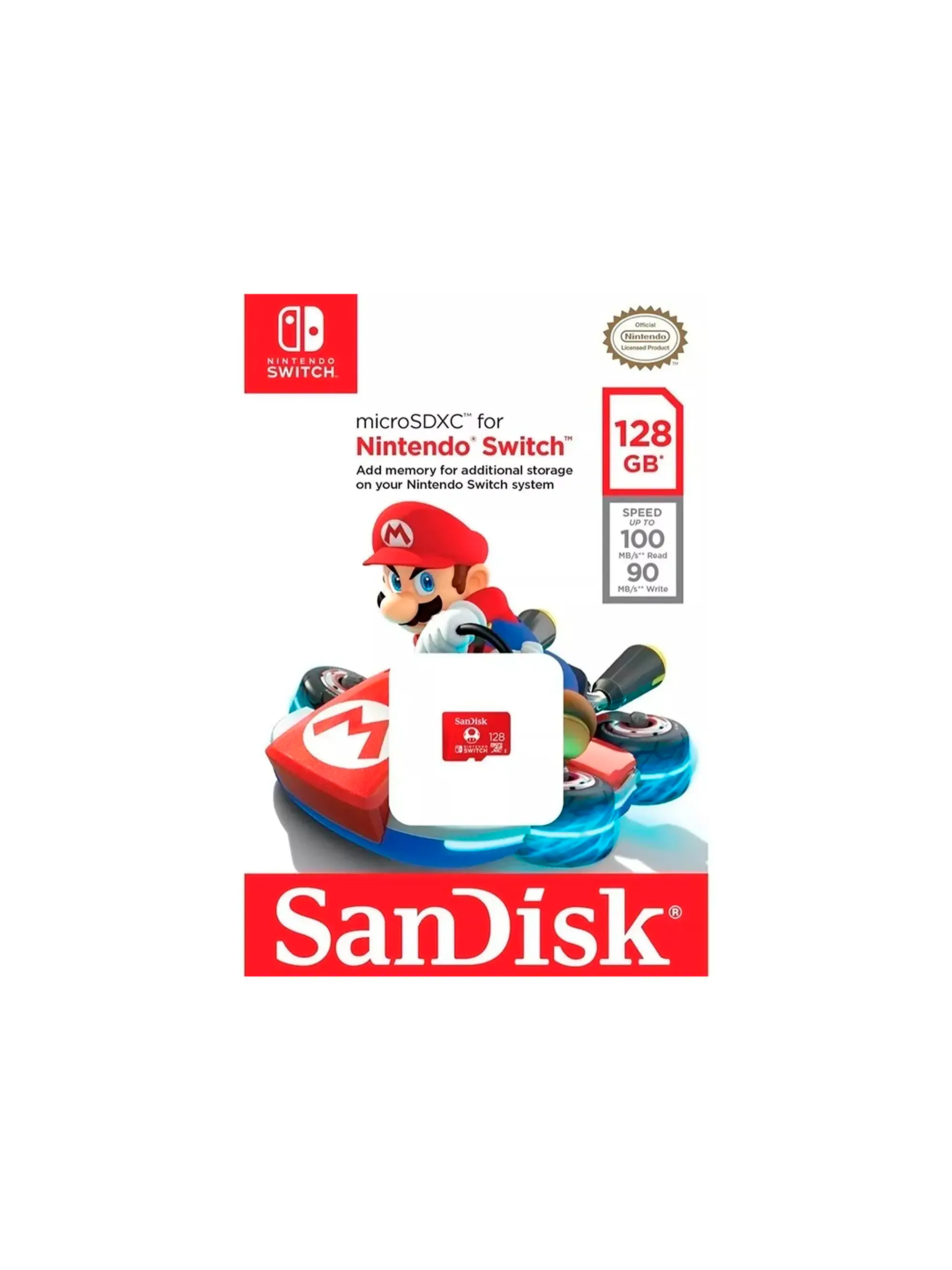 Tarjeta de memoria SanDisk SDSQXAO-128G-GNCZN Nintendo Switch 128GB 2