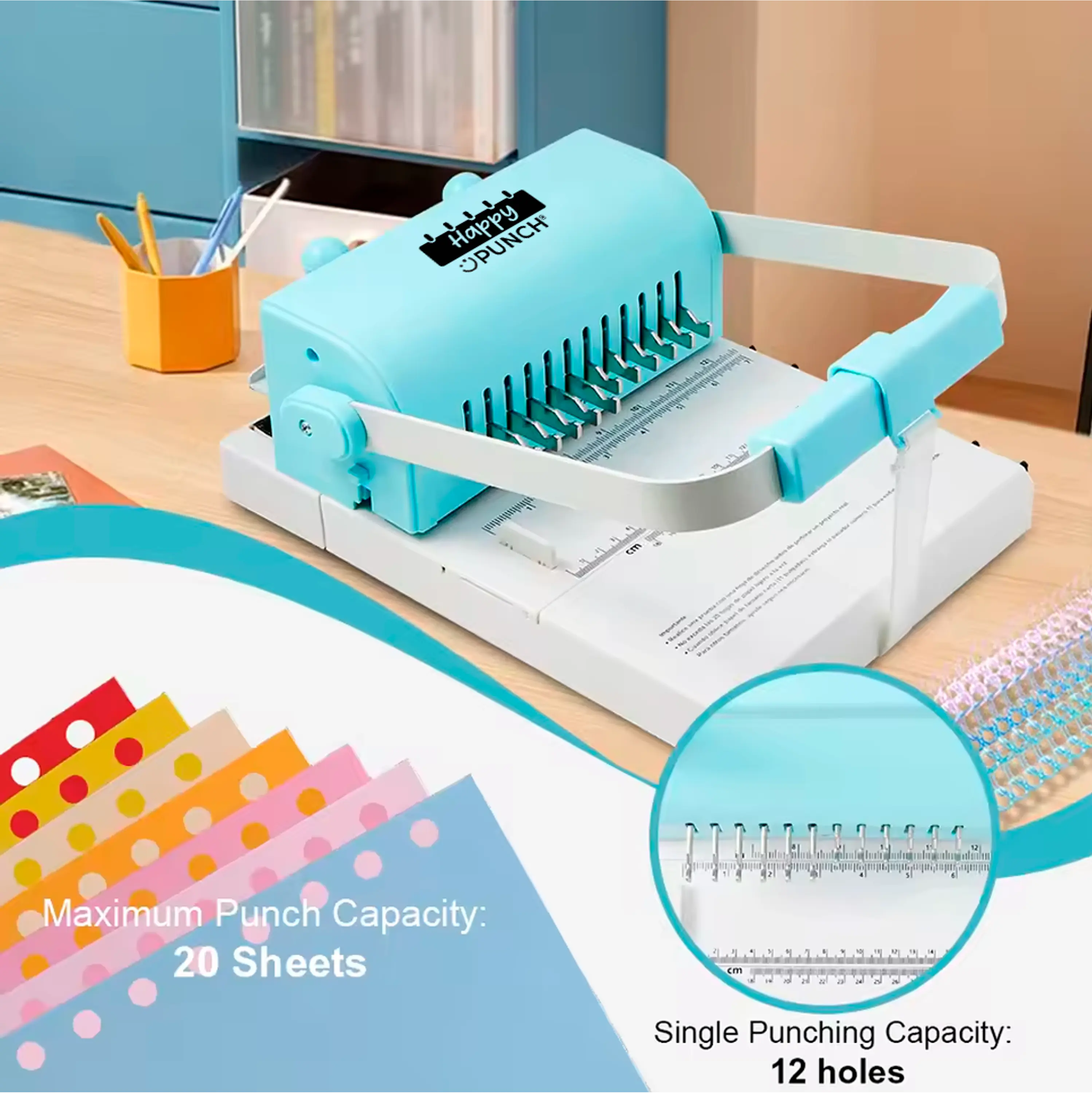 PREVENTA Kit Encuadernadora Happy Punch Cinch + Ojetilladora Ha05 Envío desde el 15 de agosto 11