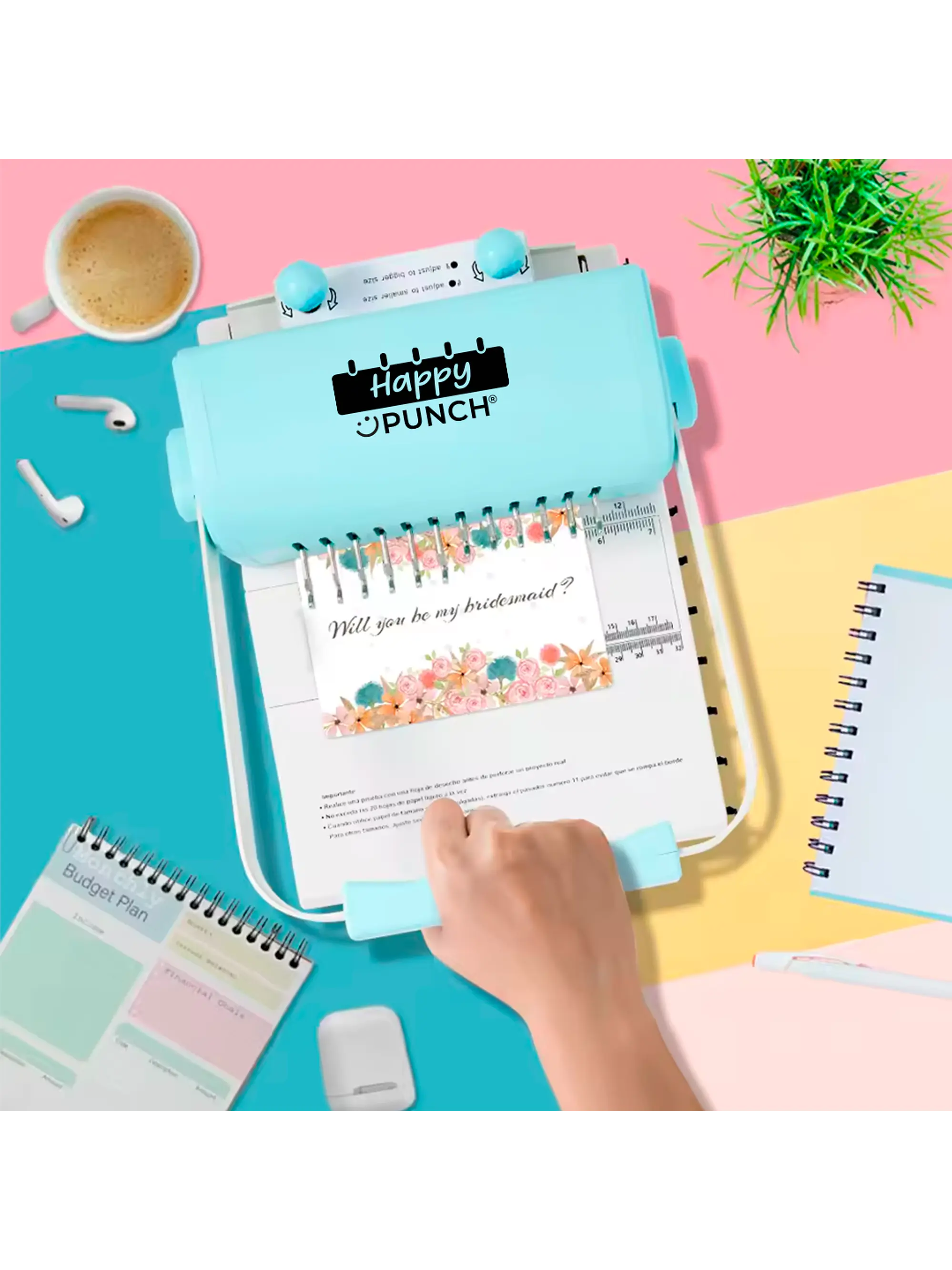 PREVENTA Kit Inicial Encuadernadora Happy Punch Tipo Cinch Ha06 Envío desde el 15 de agosto 8