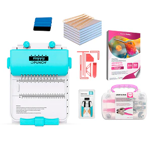 PREVENTA Kit Encuadernadora Happy Punch Cinch + Crop A Dile Ha08 Envío desde el 15 de agosto