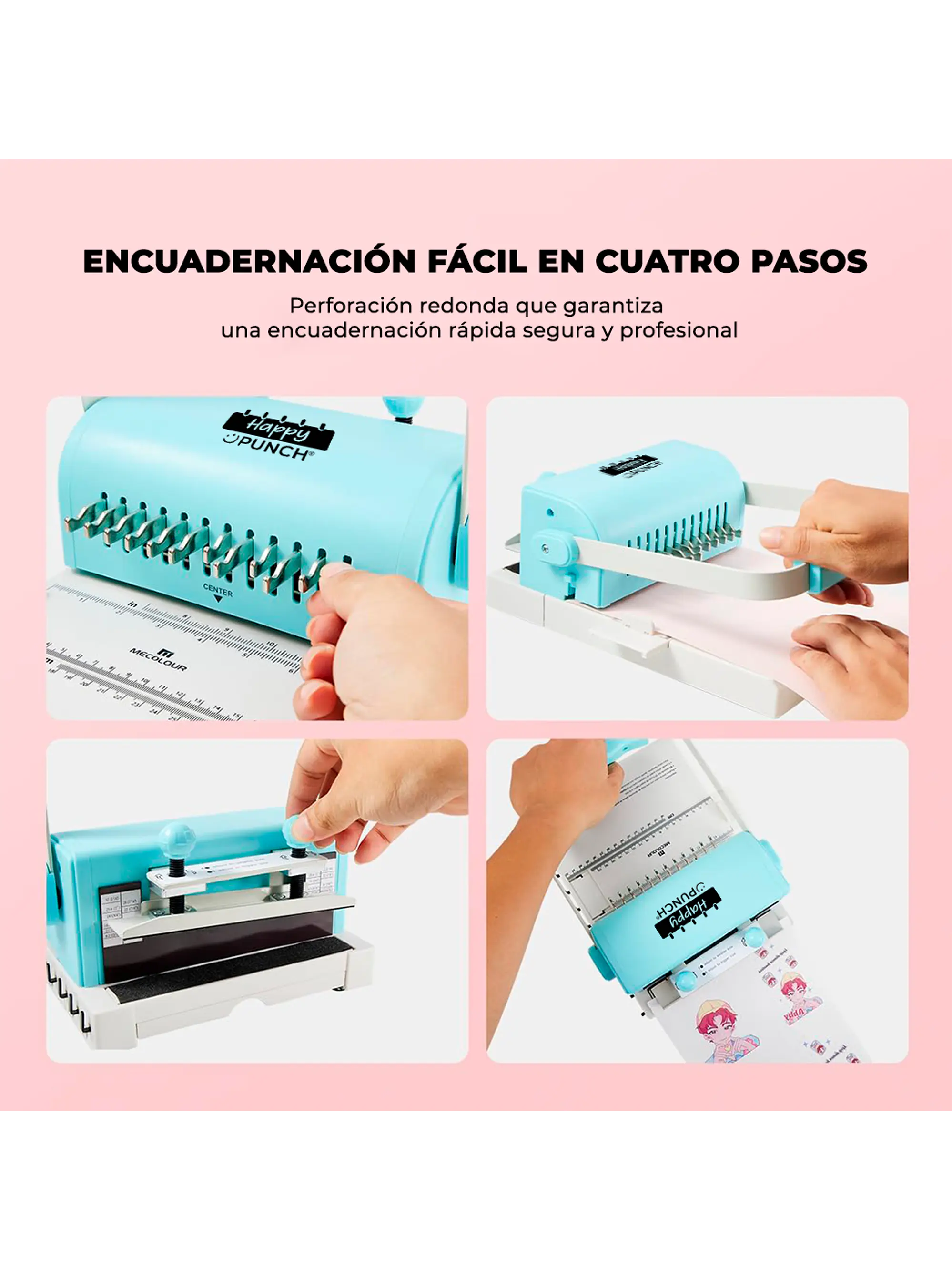 PREVENTA Kit Creativo Happy Punch Tipo Cinch + Laminadora A4 Ha09 Envío desde el 15 de agosto 7