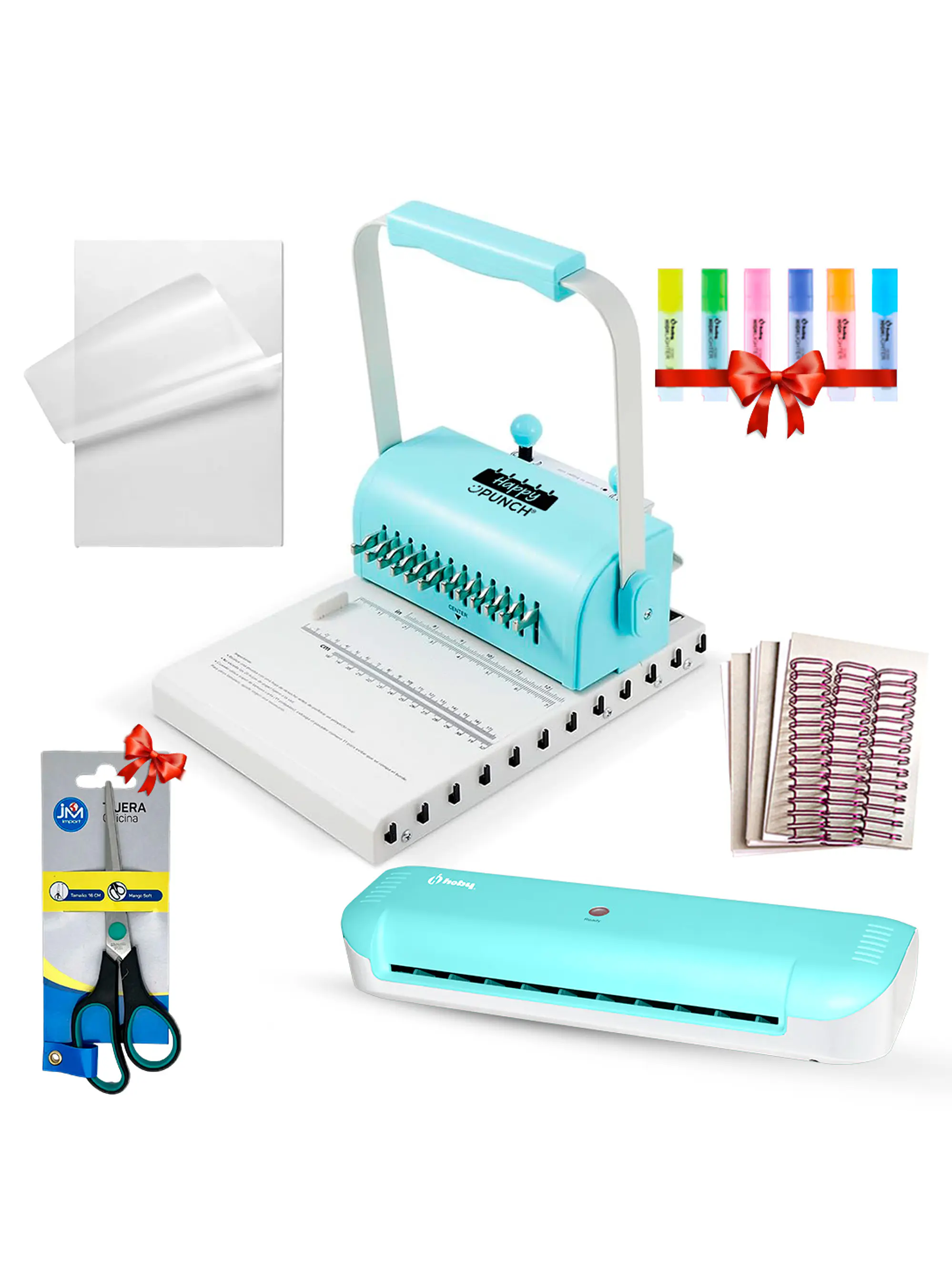 PREVENTA Kit Creativo Happy Punch Tipo Cinch + Laminadora A4 Ha09 Envío desde el 15 de agosto 1