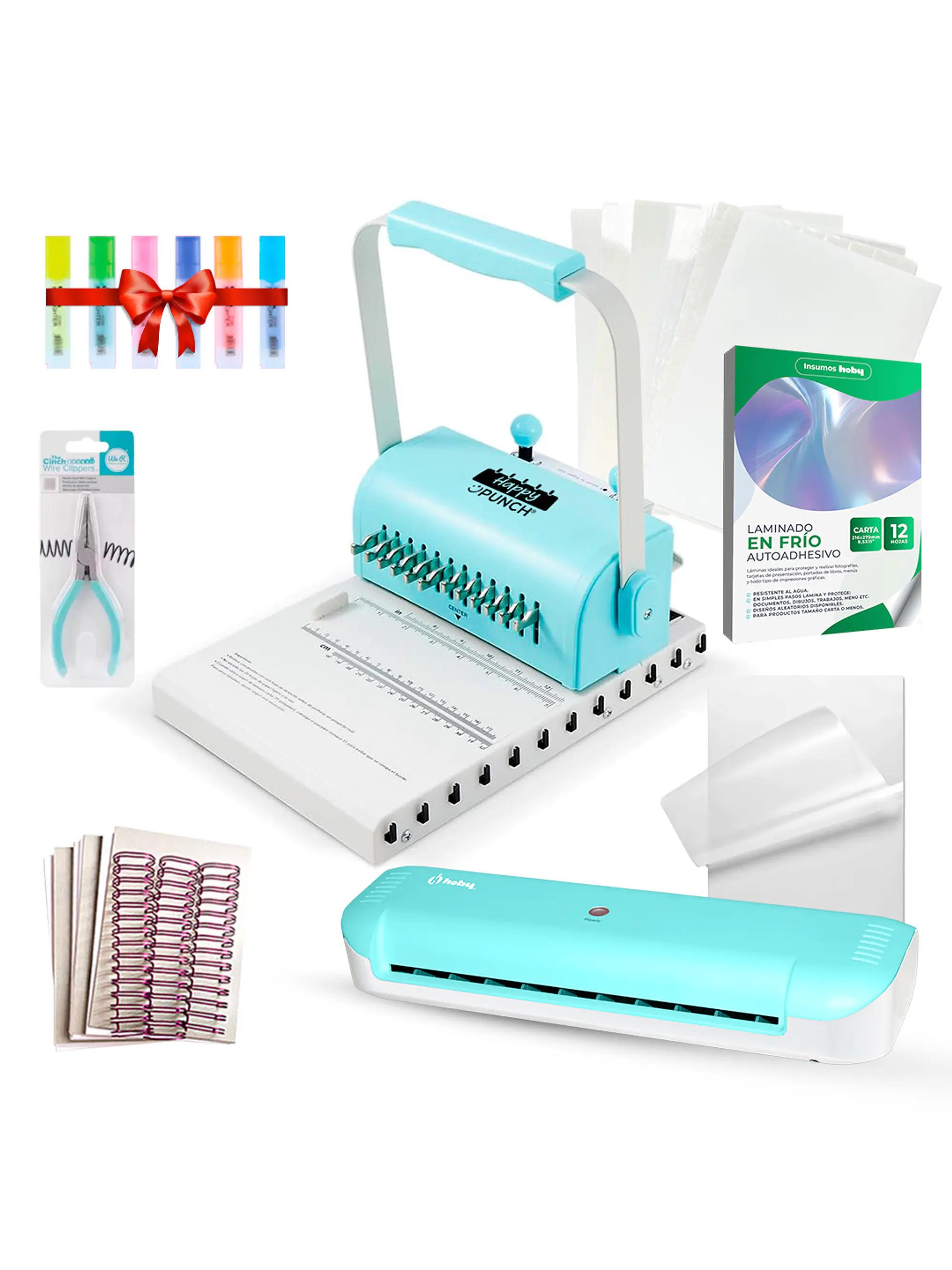 PREVENTA Kit Completo Happy Punch Tipo Cinch + Laminadora A4 Ha10 Envío desde el 15 de agosto 1