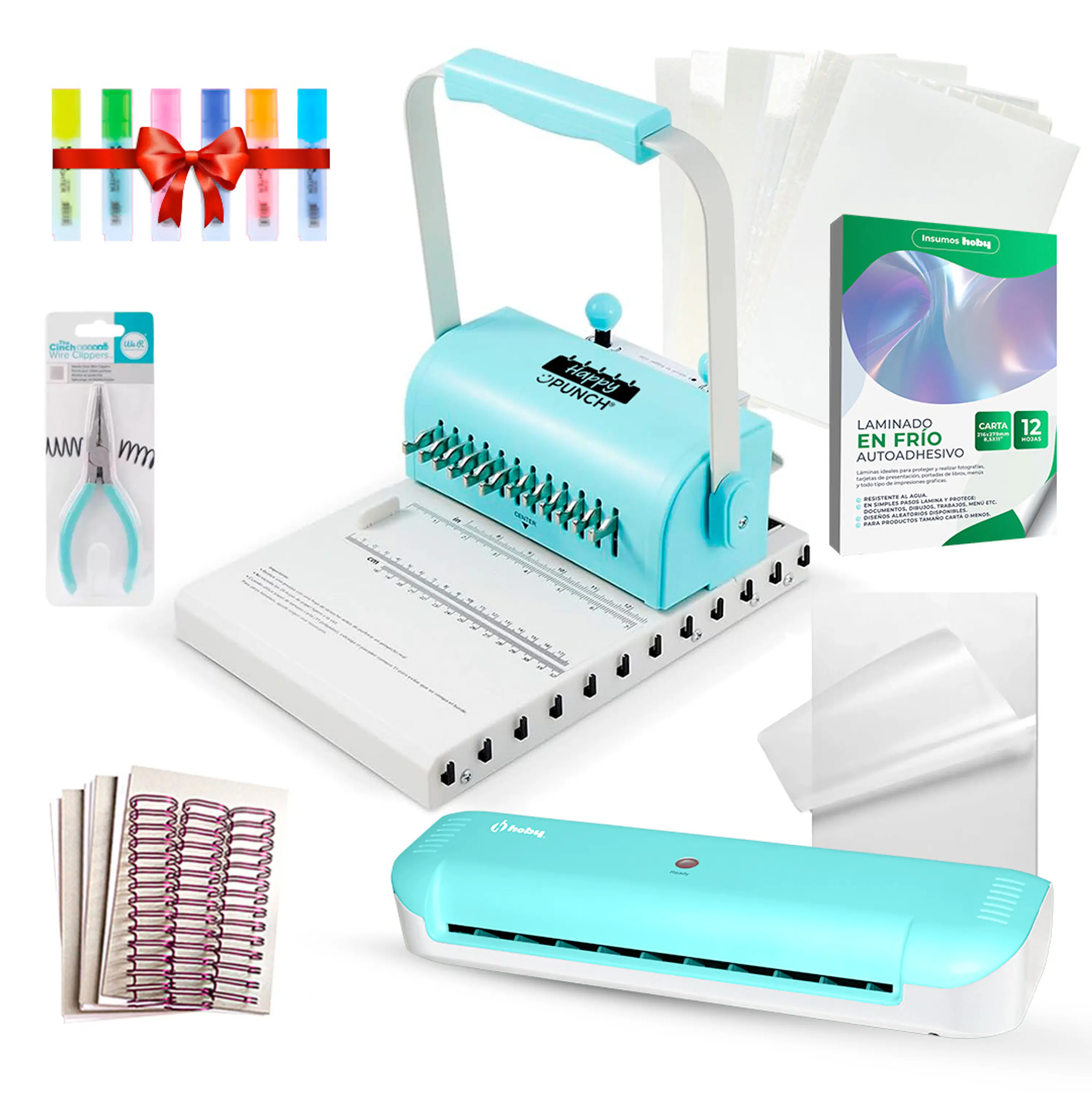 PREVENTA Kit Completo Happy Punch Tipo Cinch + Laminadora A4 Ha10 Envío desde el 15 de agosto 1