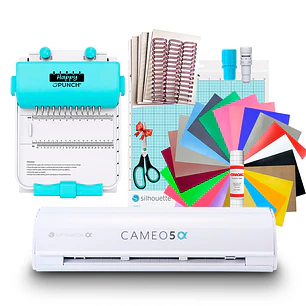 PREVENTA Kit Encuadernadora Happy Punch Cinch C/ Cameo Alpha 5 Ha14 Envío desde el 15 de agosto