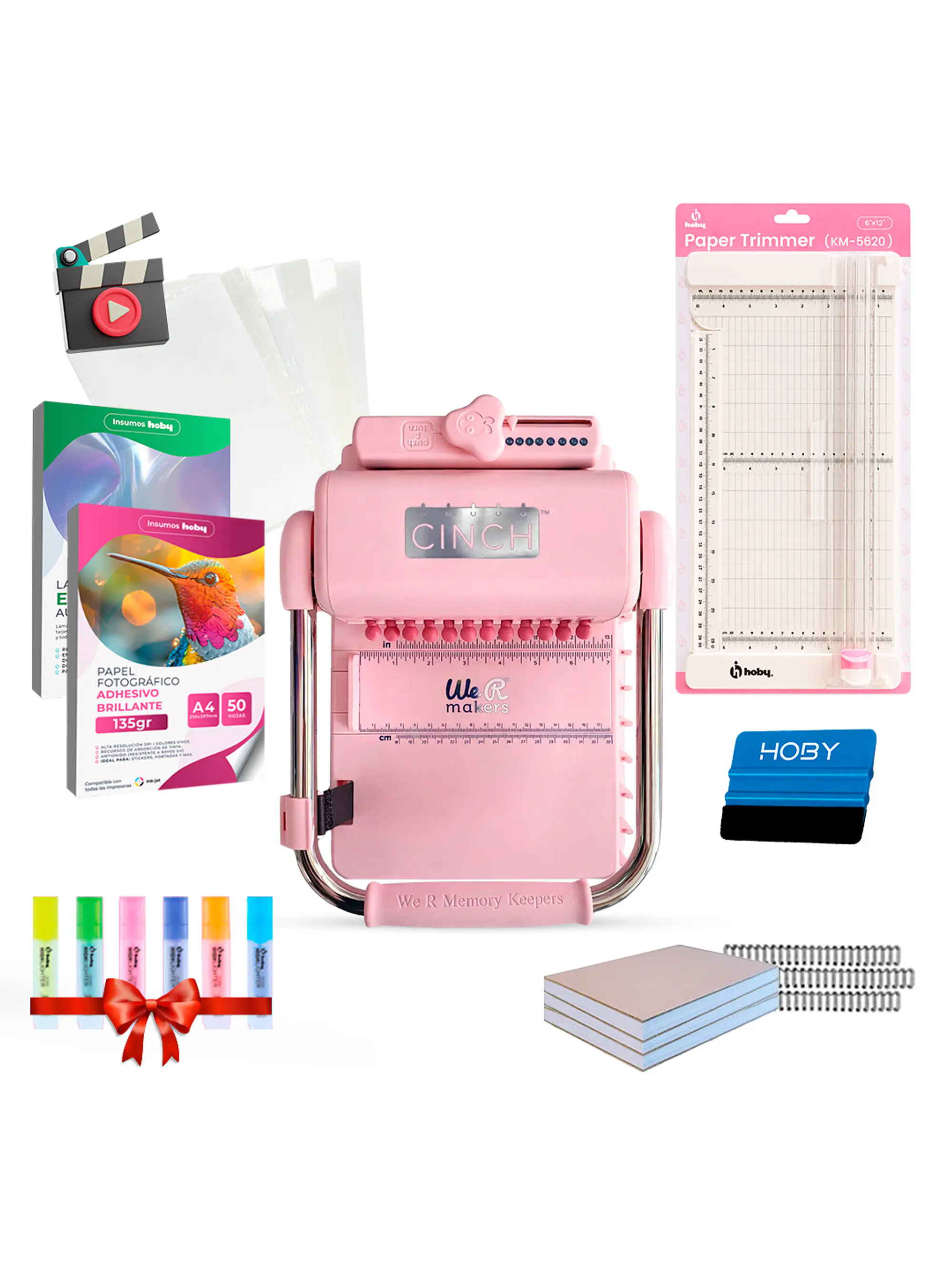 PREVENTA Kit Cinch Pink + Guillotina Trimmer Hoby CP23 Envío desde el 20 de agosto 1
