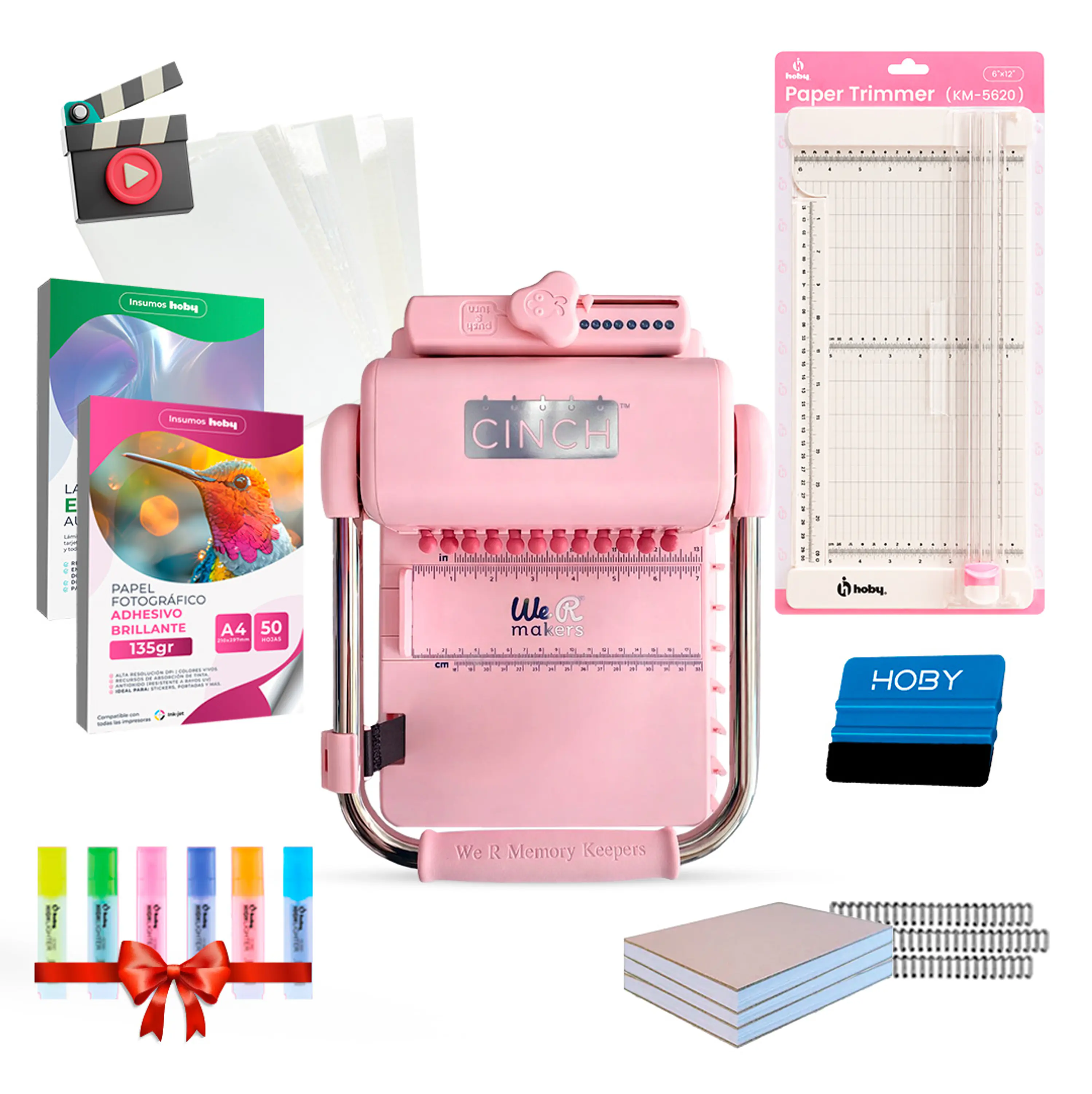 PREVENTA Kit Cinch Pink + Guillotina Trimmer Hoby CP23 Envío desde el 20 de agosto 1